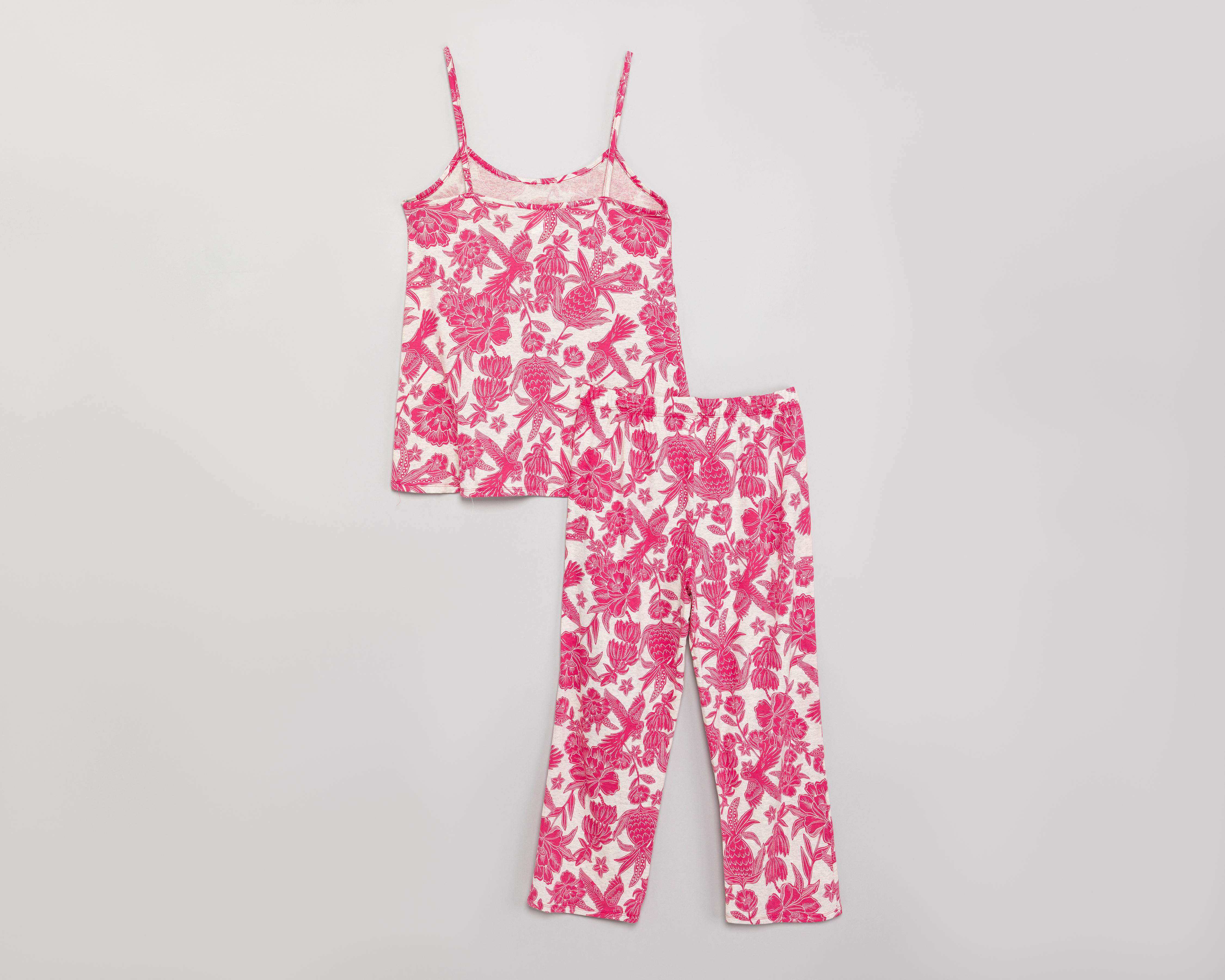 Foto 2 | Pijama Tops & Bottoms para Mujer 2 Piezas