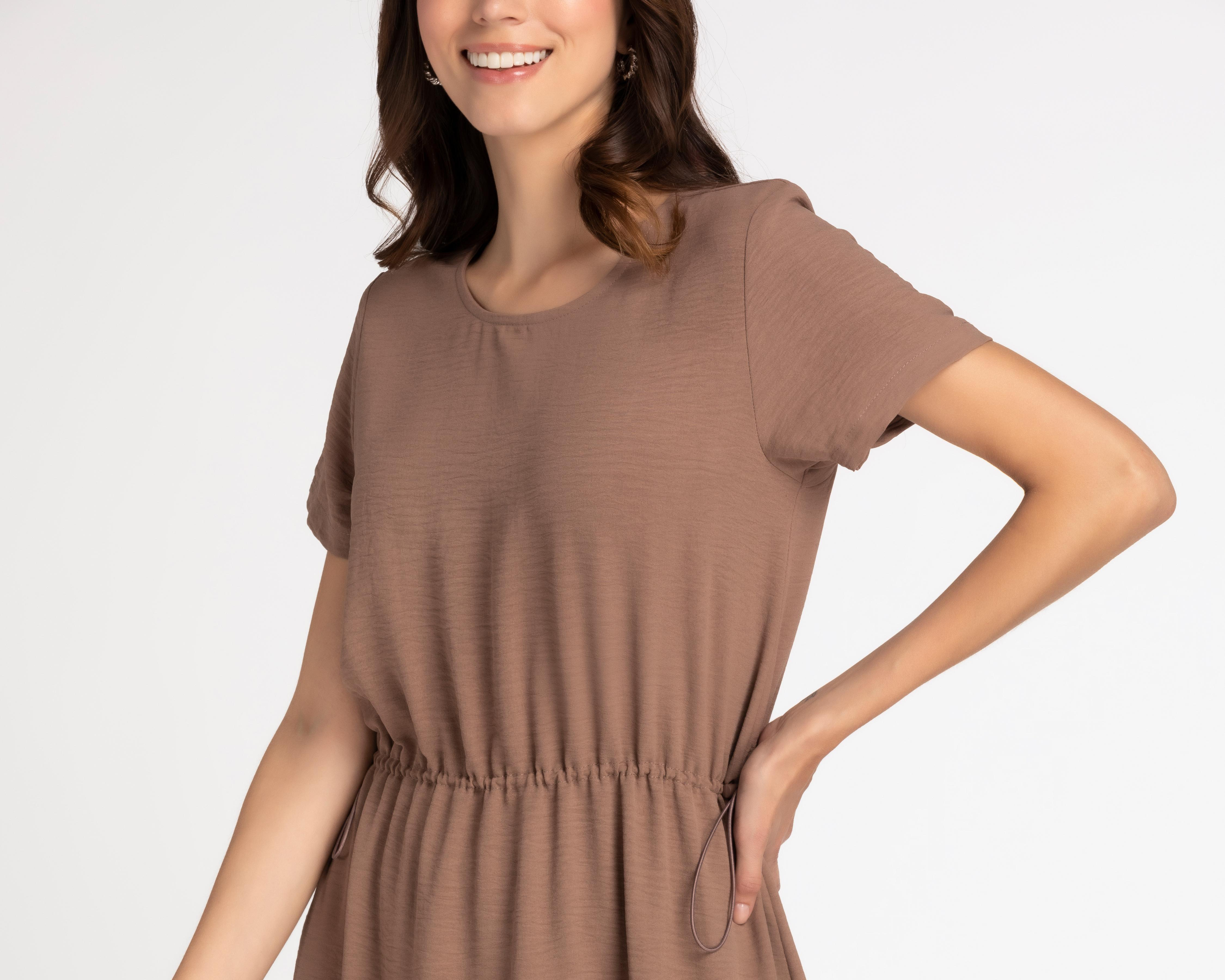 Foto 5 | Vestido Sahara Casual Midi con Cintura Ajustable