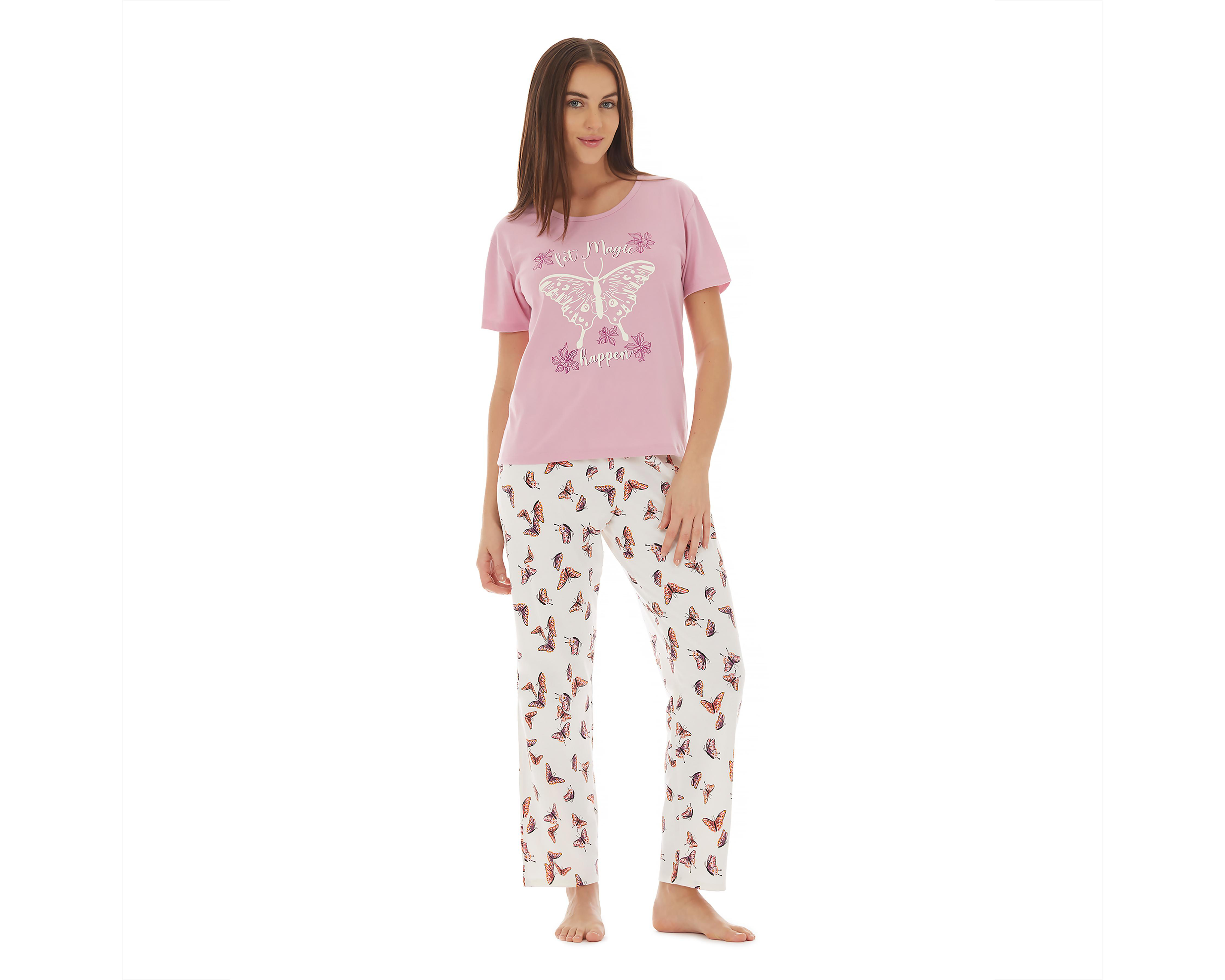 Foto 1 | Pijama Top & Bottoms Juvenil 2 Piezas