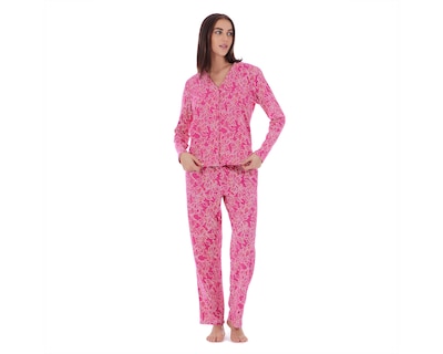 Foto 1 | Pijama de Algodón Tops & Bottoms para Mujer 2 Piezas