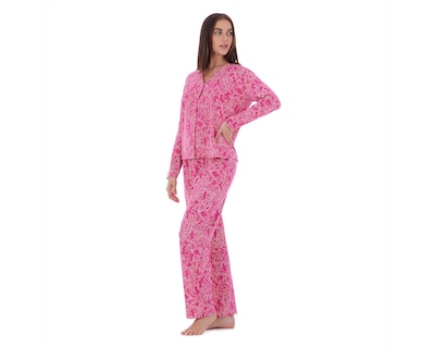 Foto 4 | Pijama de Algodón Tops & Bottoms para Mujer 2 Piezas