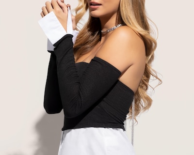 Foto 4 | Blusa Bebe con Hombros Descubiertos