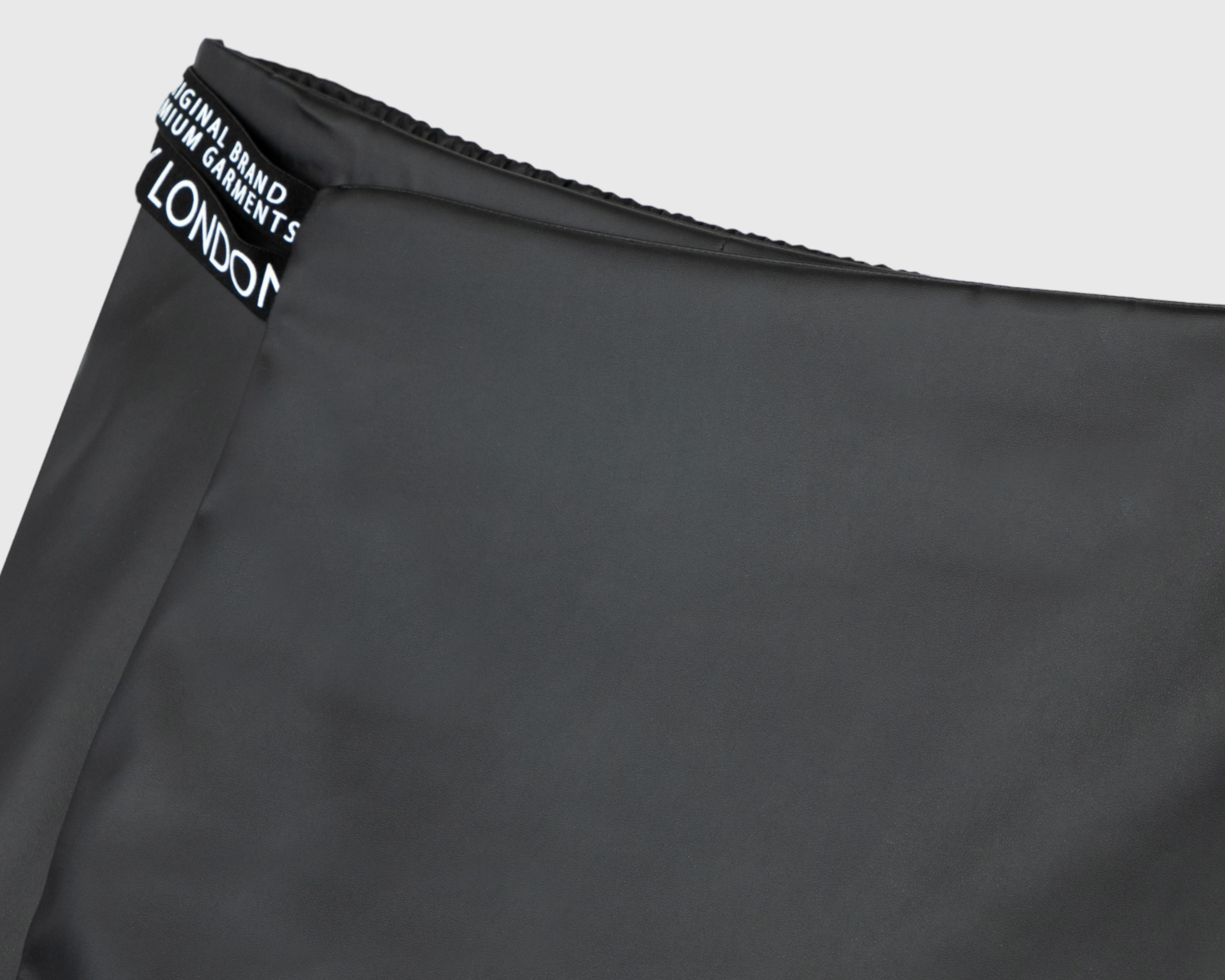 Foto 4 pulgar | Short Falda Boy London tipo Cuero