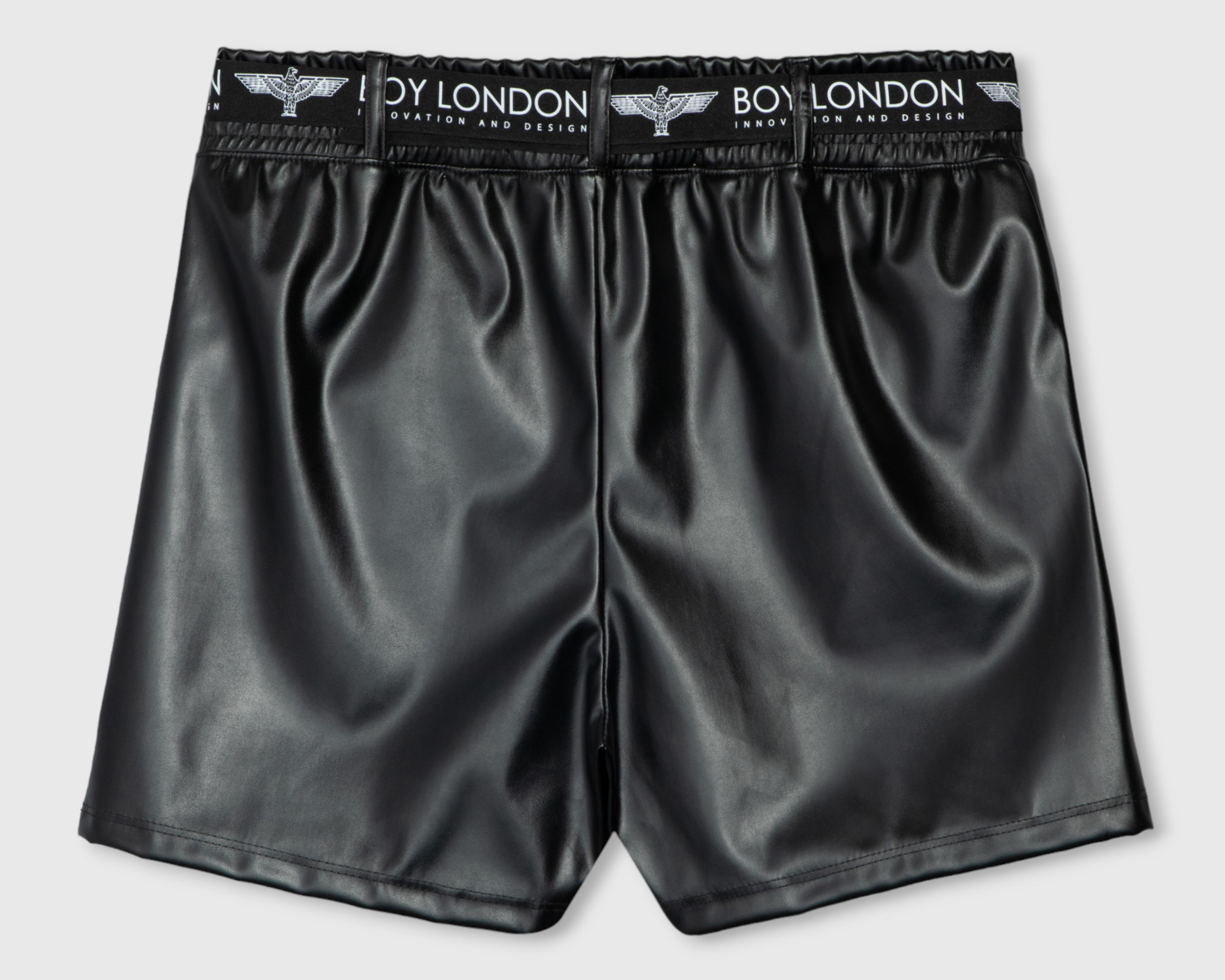 Foto 2 | Short Boy London tipo Cuero