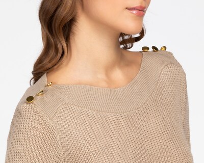 Foto 4 | Suéter Sahara Camel Tejido