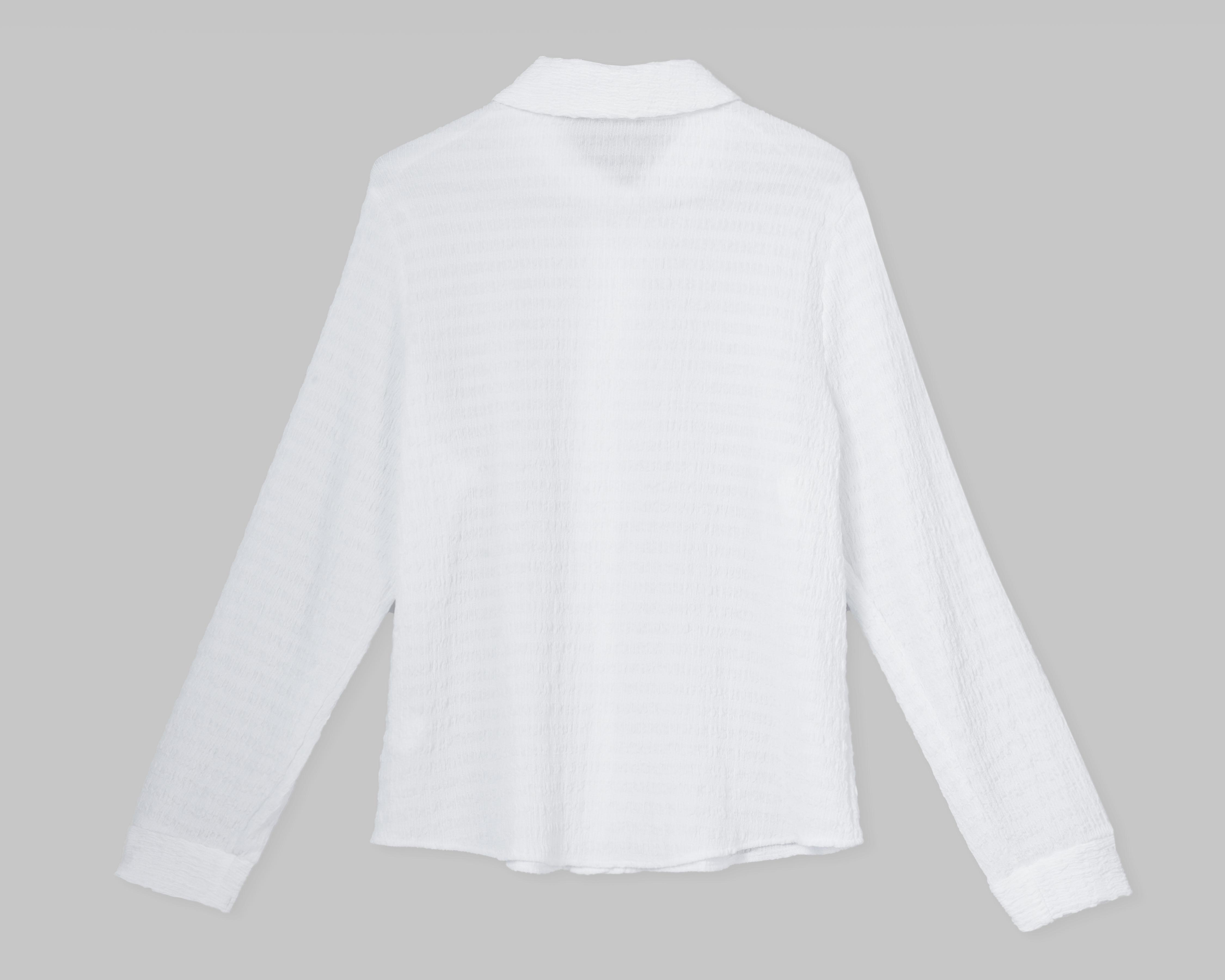 Foto 2 | Blusa Sahara Manga Larga con Botones