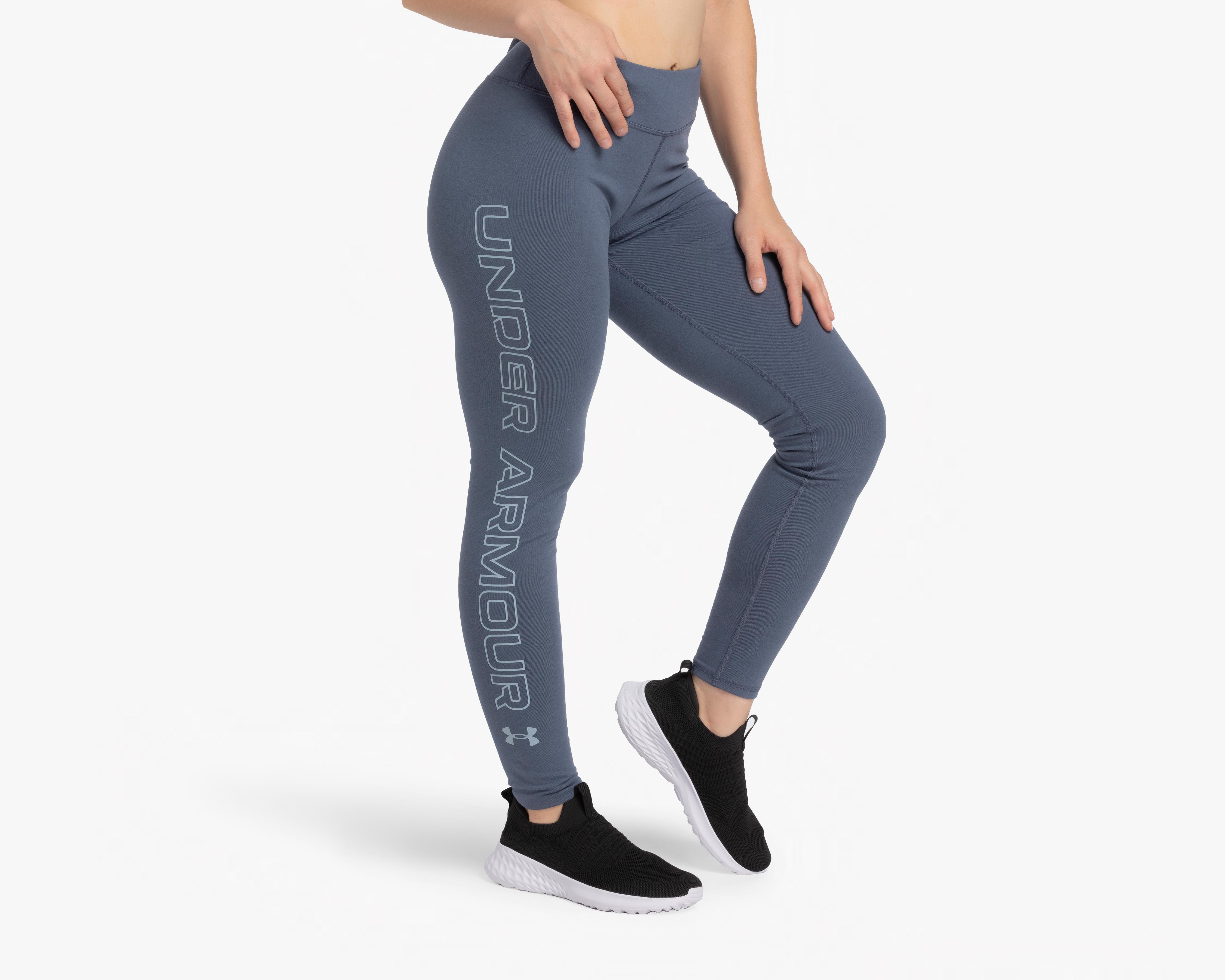 Foto 2 pulgar | Leggings de Entrenamiento Under Armour Favorite Wordmark para Mujer