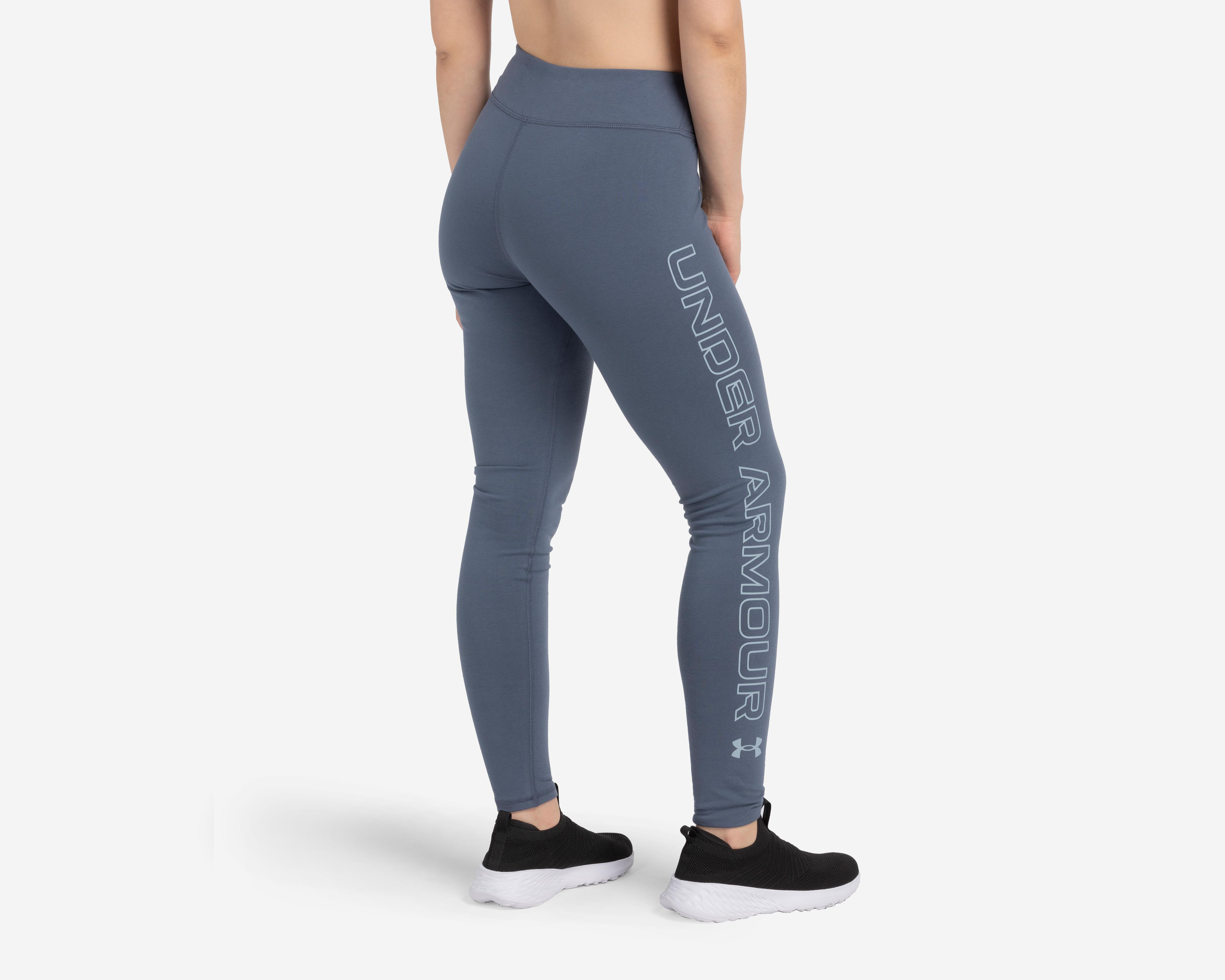 Foto 4 pulgar | Leggings de Entrenamiento Under Armour Favorite Wordmark para Mujer