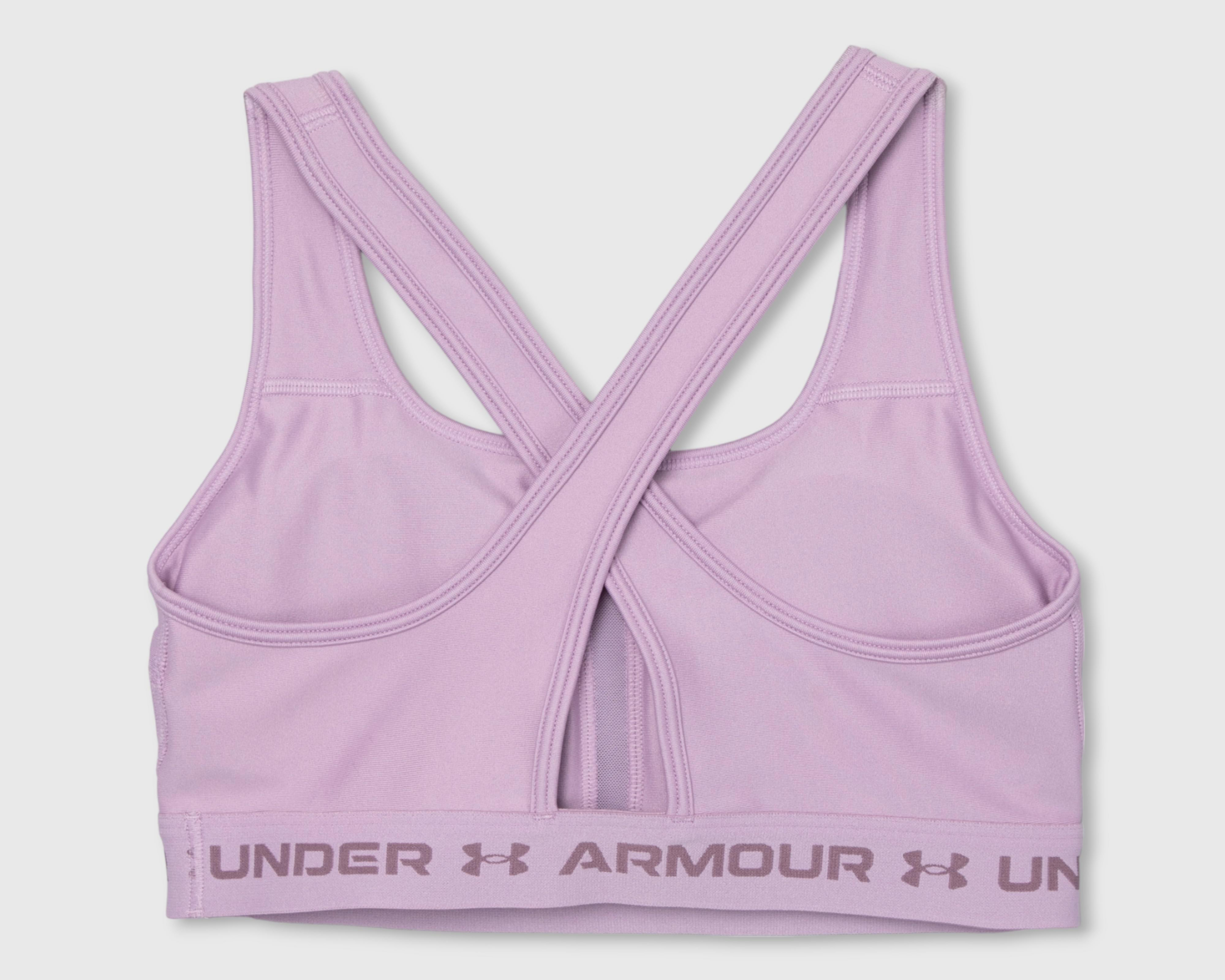 Foto 3 pulgar | Top de Entrenamiento Under Armour Mid Crossback para Mujer