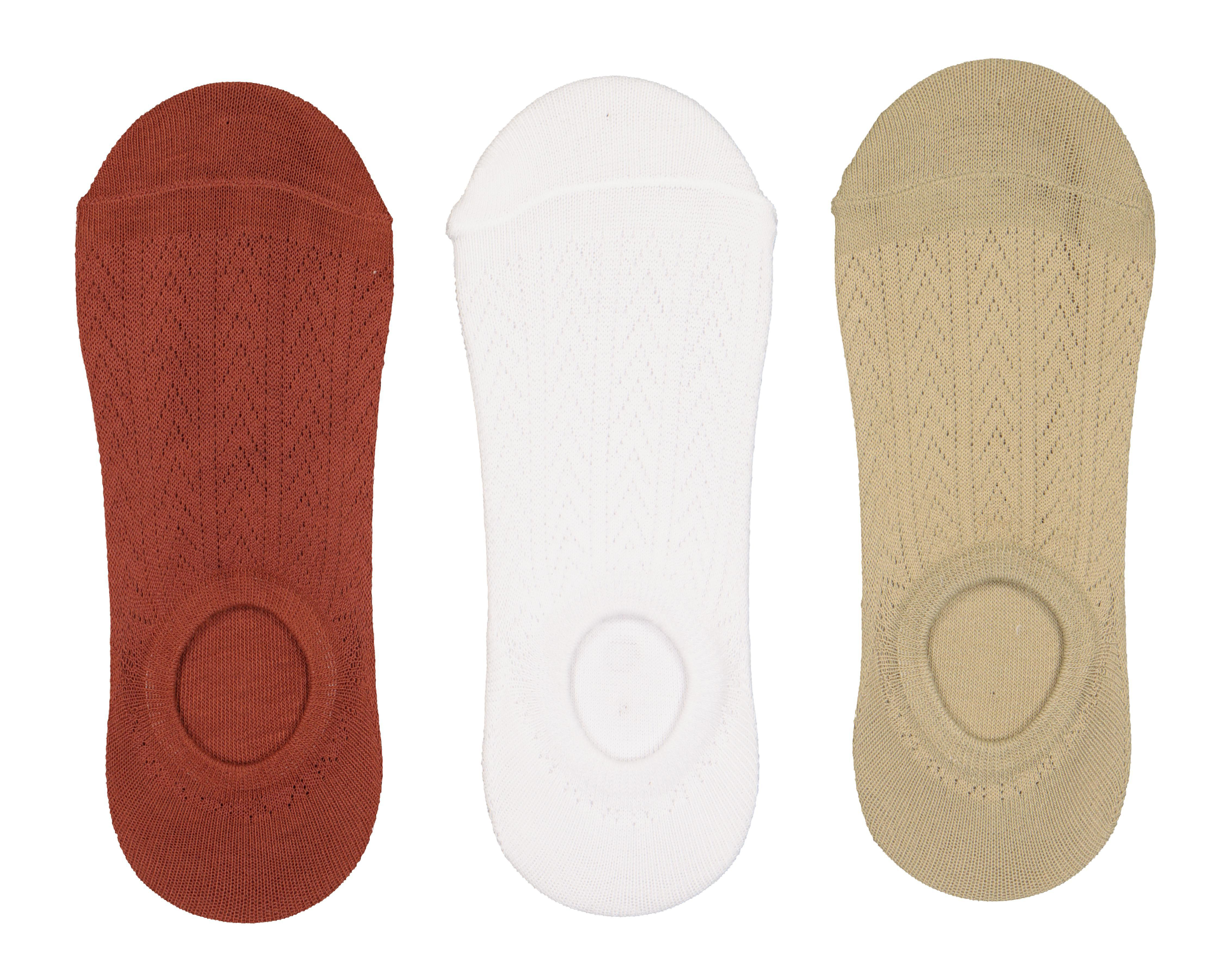 Calcetas Invisibles Lovest para Mujer 3 Pares