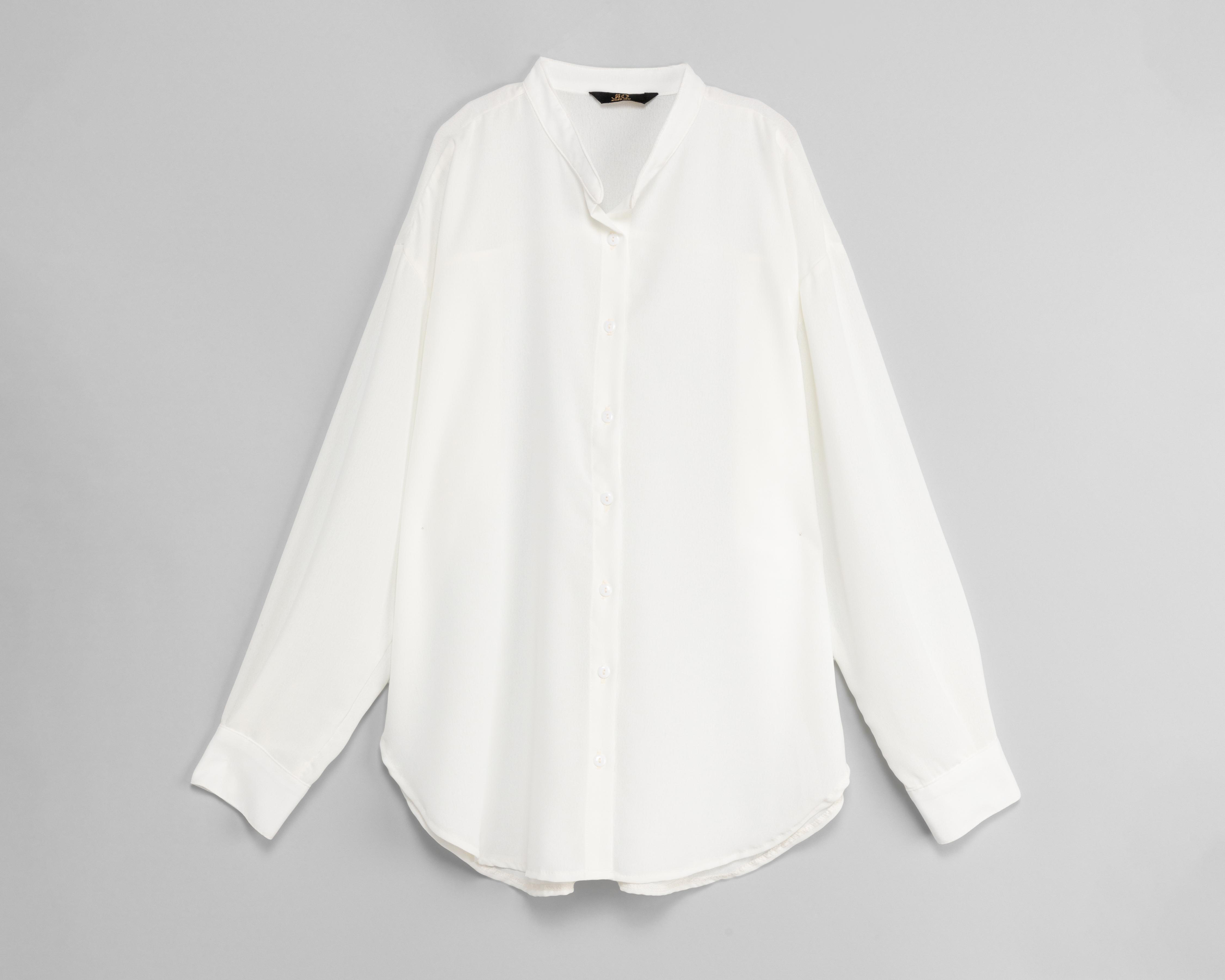 Foto 1 | Blusa Jennifer Lopez Manga Larga Blanca