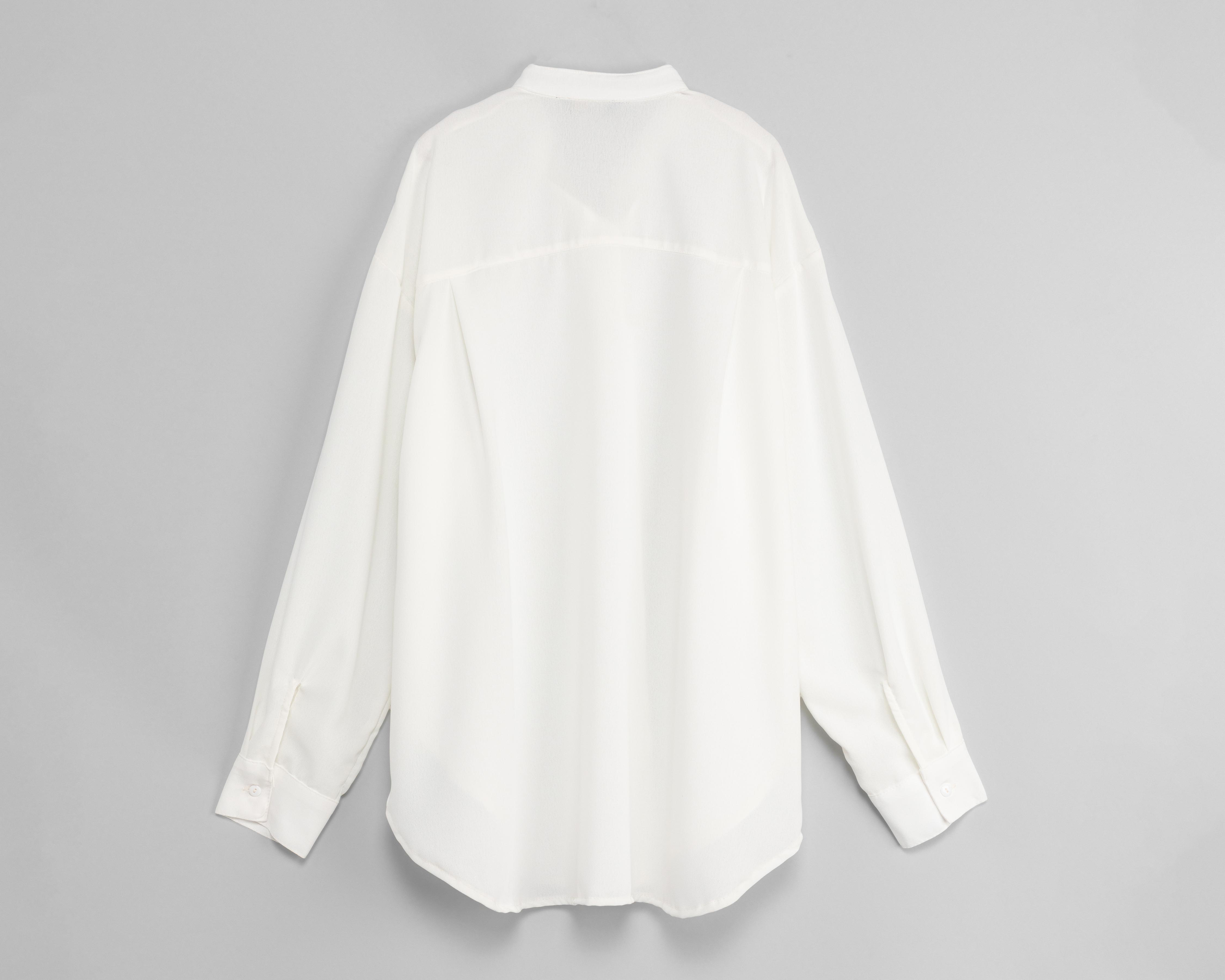 Foto 3 pulgar | Blusa Jennifer Lopez Manga Larga Blanca