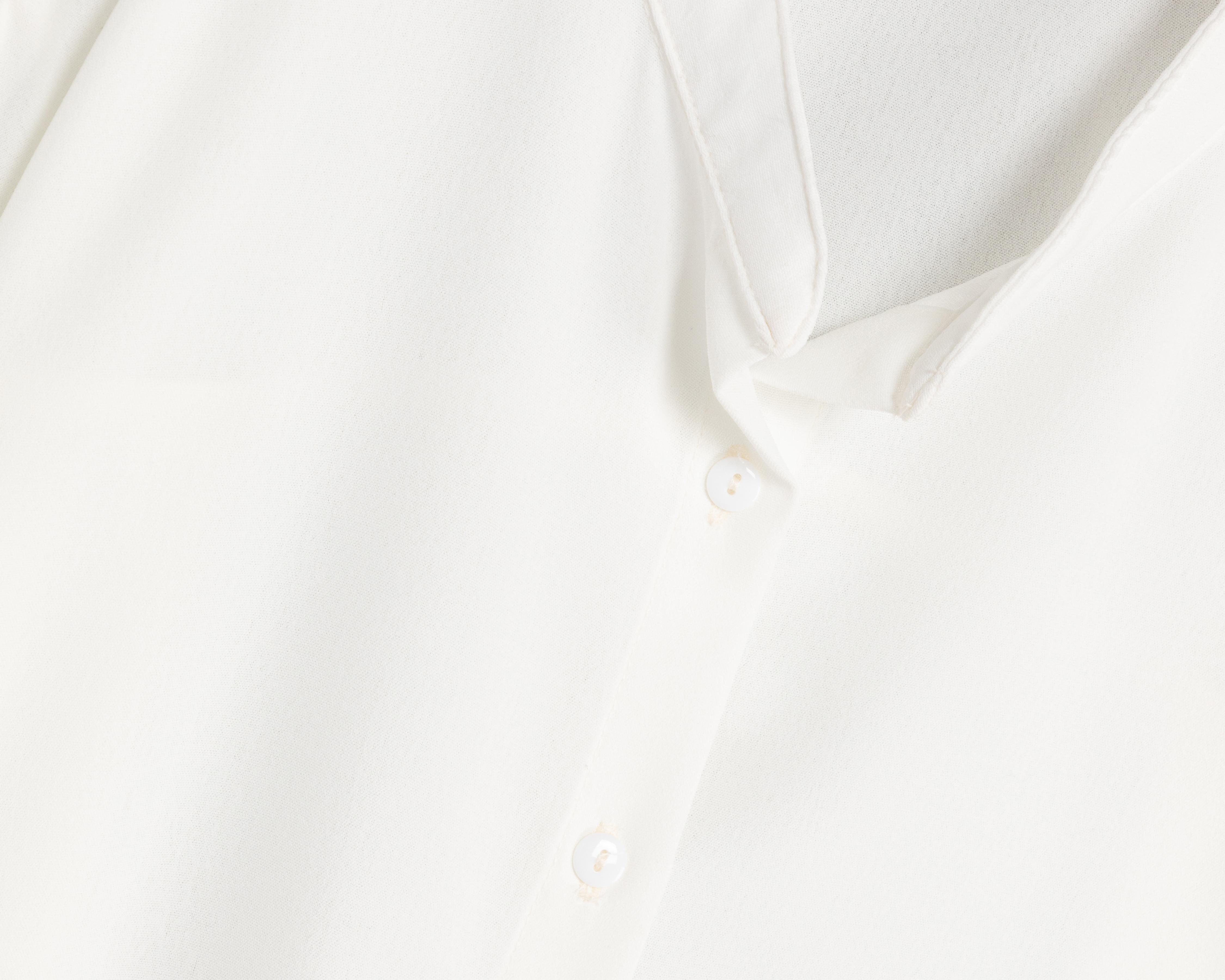 Foto 4 pulgar | Blusa Jennifer Lopez Manga Larga Blanca