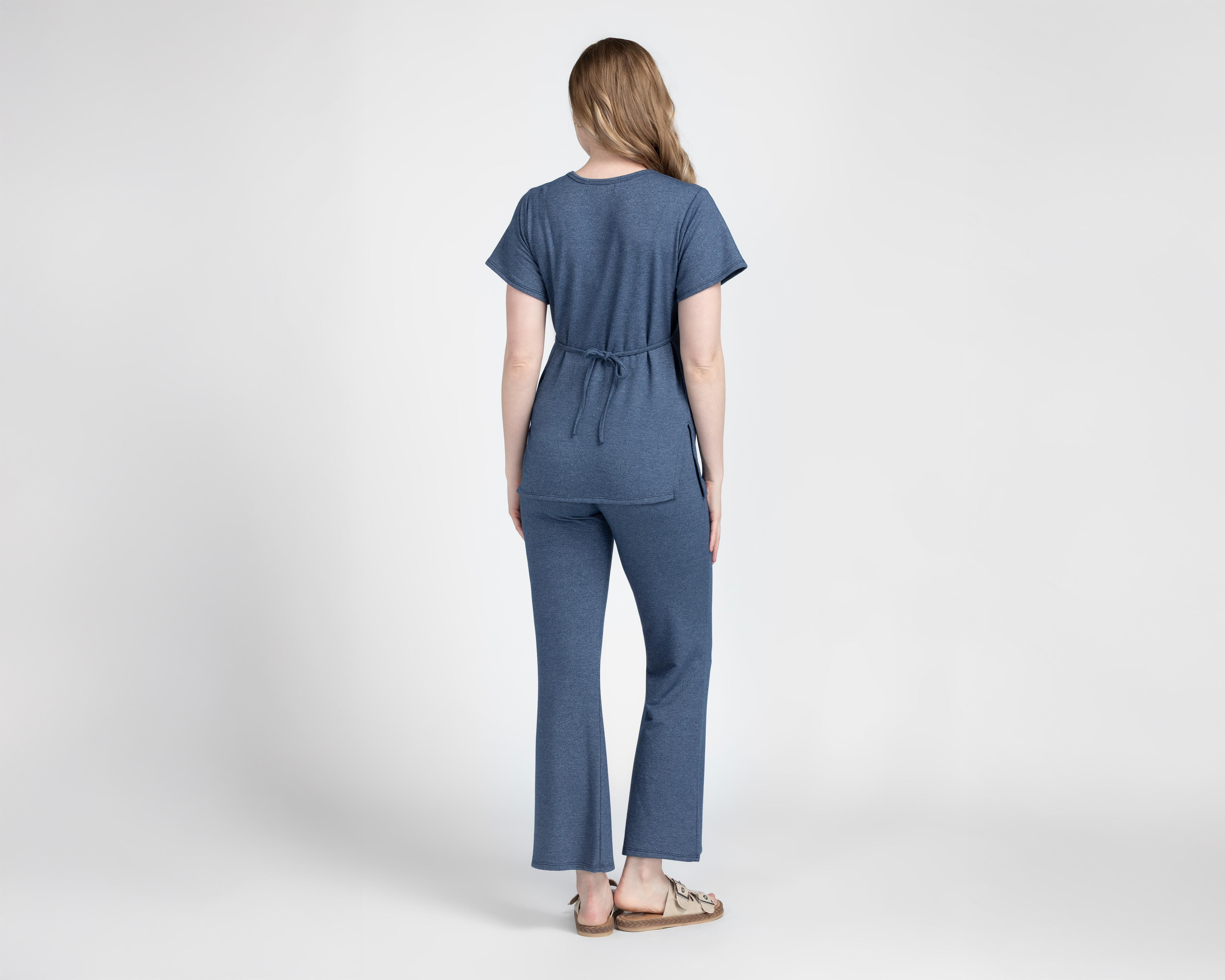 Foto 4 pulgar | Blusa y Pantalón de Maternidad Manga Corta Mam Maternity