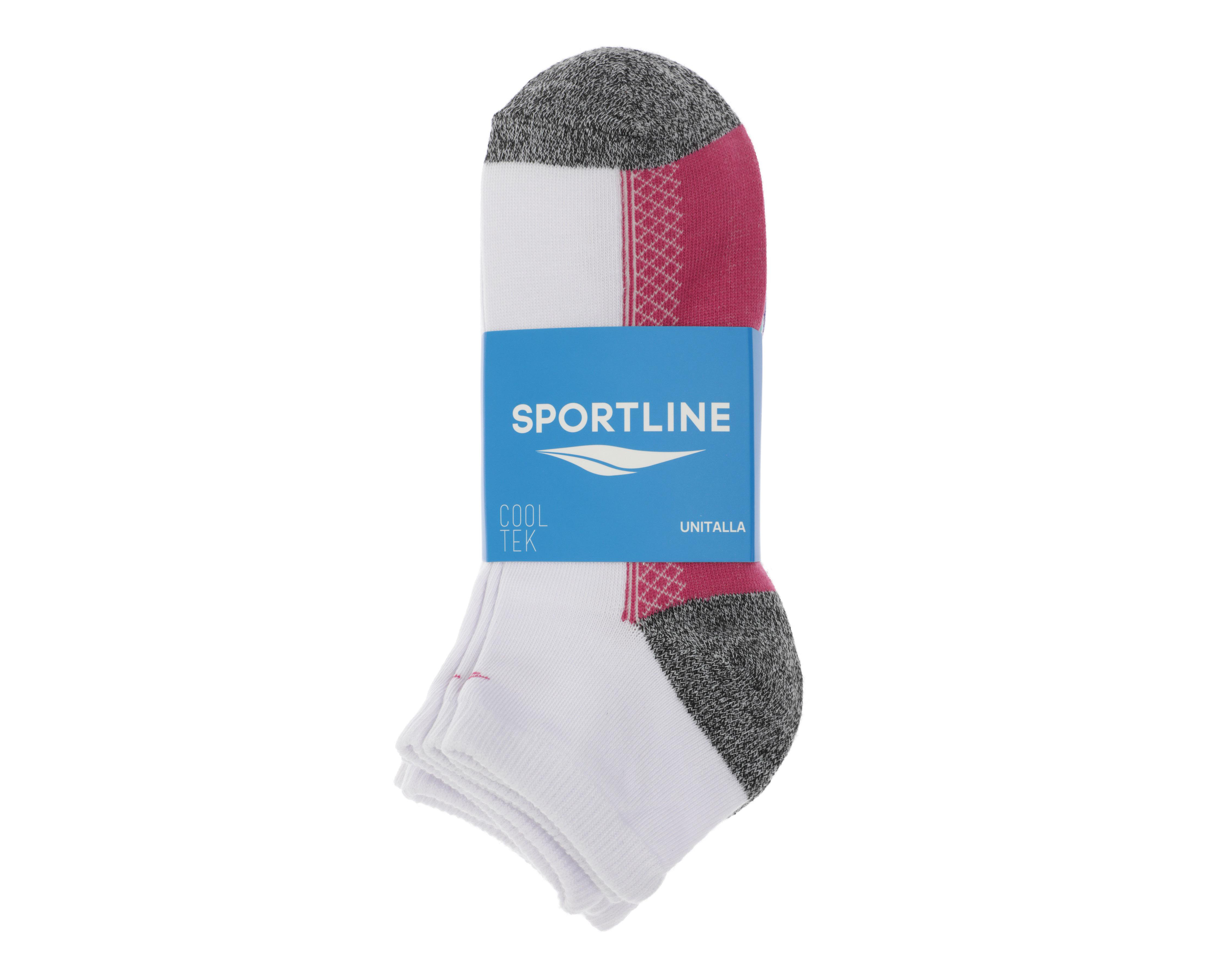 Foto 3 | Calcetas Deportivas Cortas Sportline Cool-Tek para Mujer 6 Pares