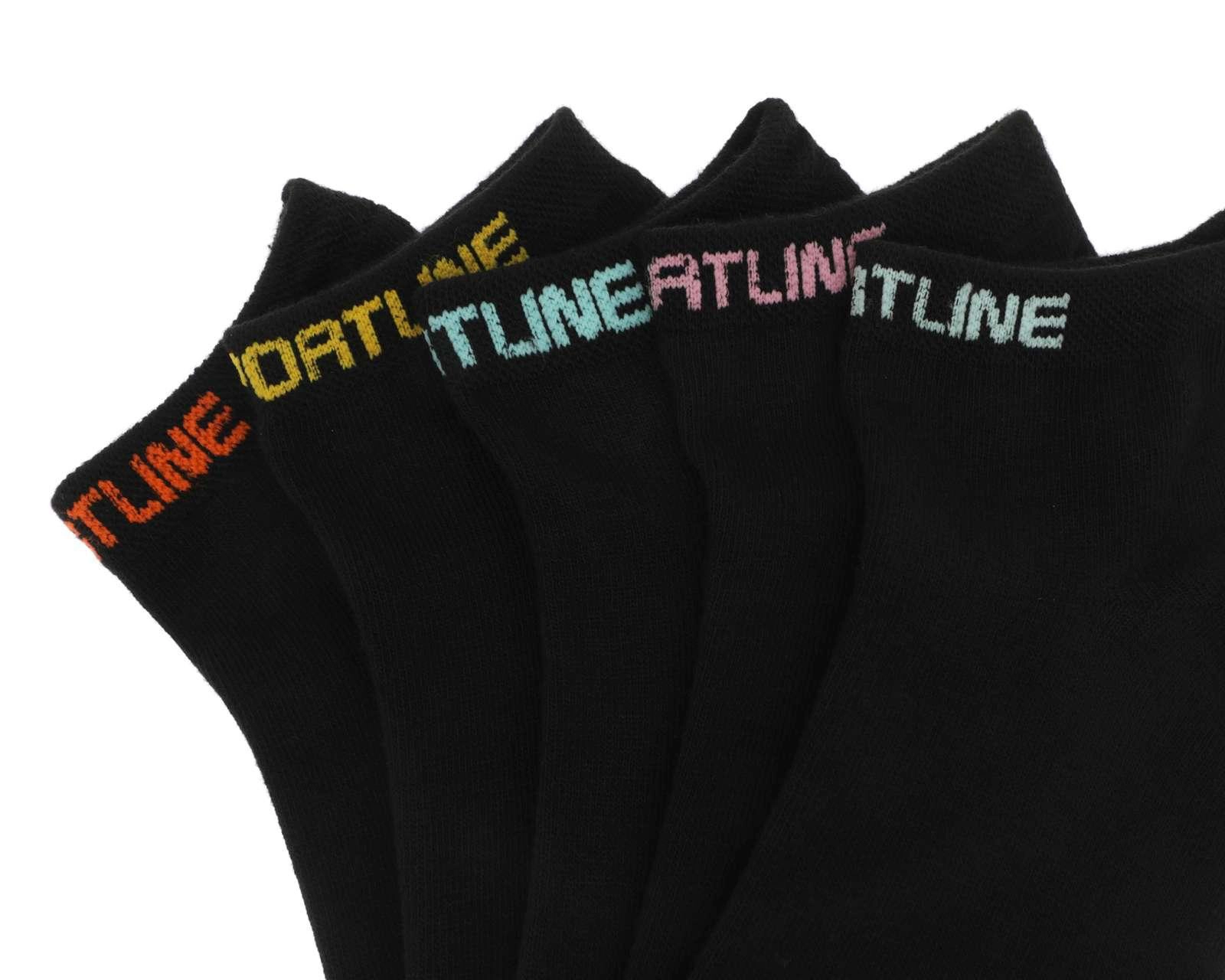 Foto 2 | Calcetas Deportivas Cortas Sportline Cool-Tek para Mujer 5 Pares