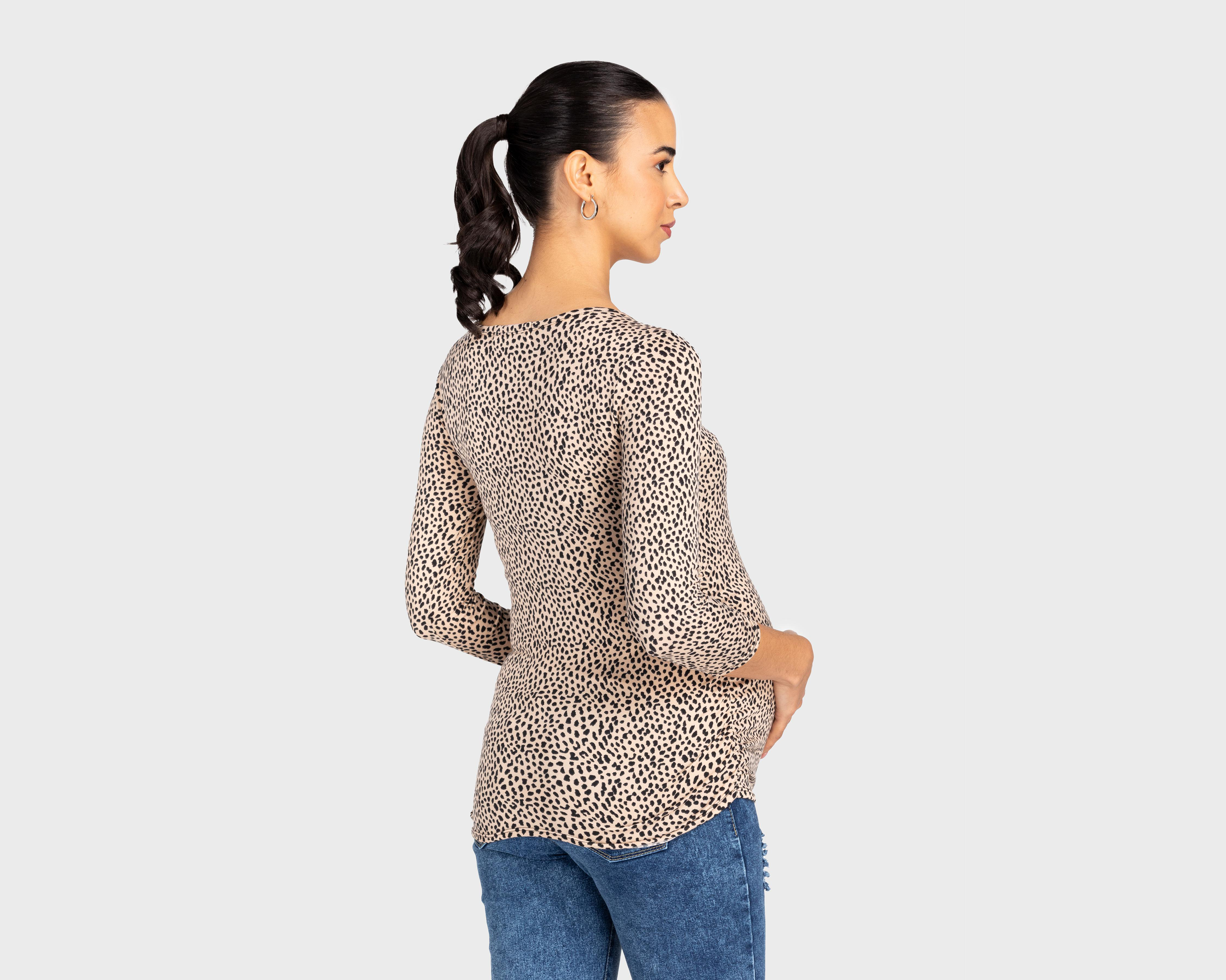 Foto 4 | Blusa de Maternidad Mamá Bella Manga 3/4 2 Piezas
