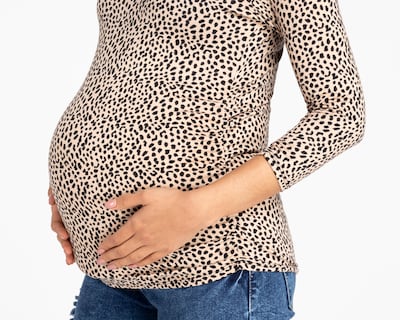 Foto 5 | Blusa de Maternidad Mamá Bella Manga 3/4 2 Piezas