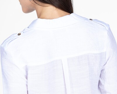 Foto 5 | Blusa Refill Manga 3/4 Blanca