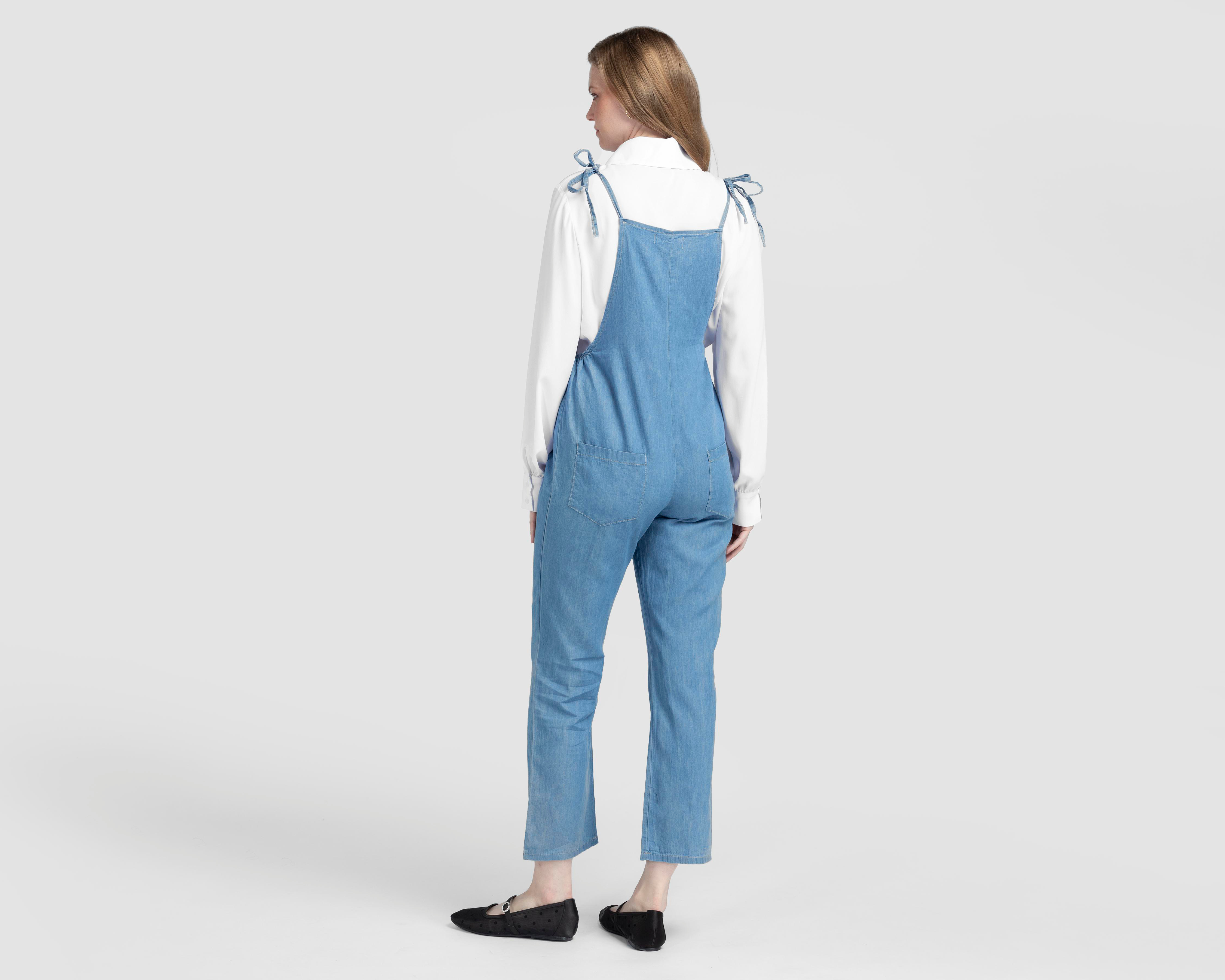 Foto 4 pulgar | Jumper de Maternidad con Tirantes Mam Maternity