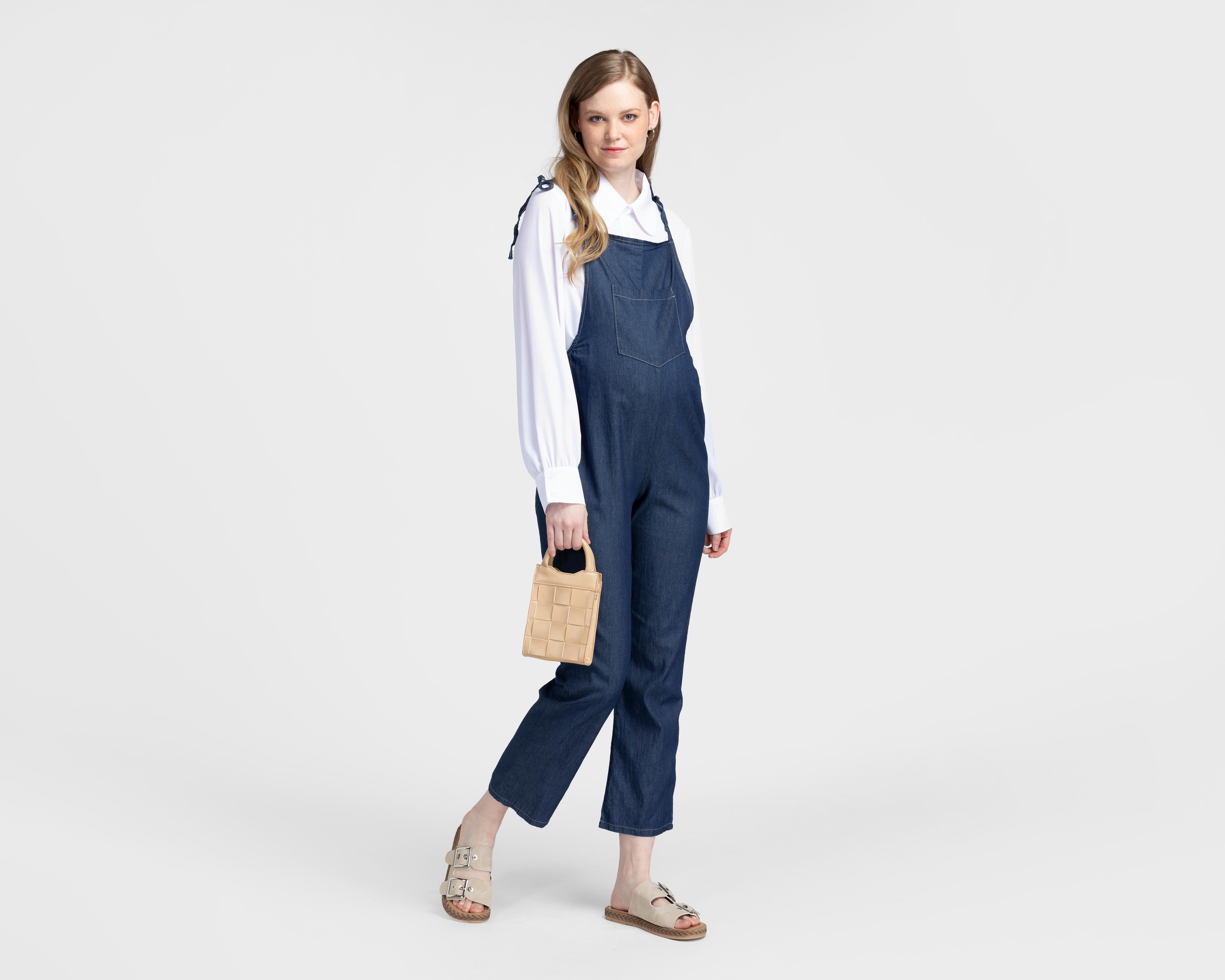 Foto 3 pulgar | Jumper de Maternidad con Tirantes Mam Maternity