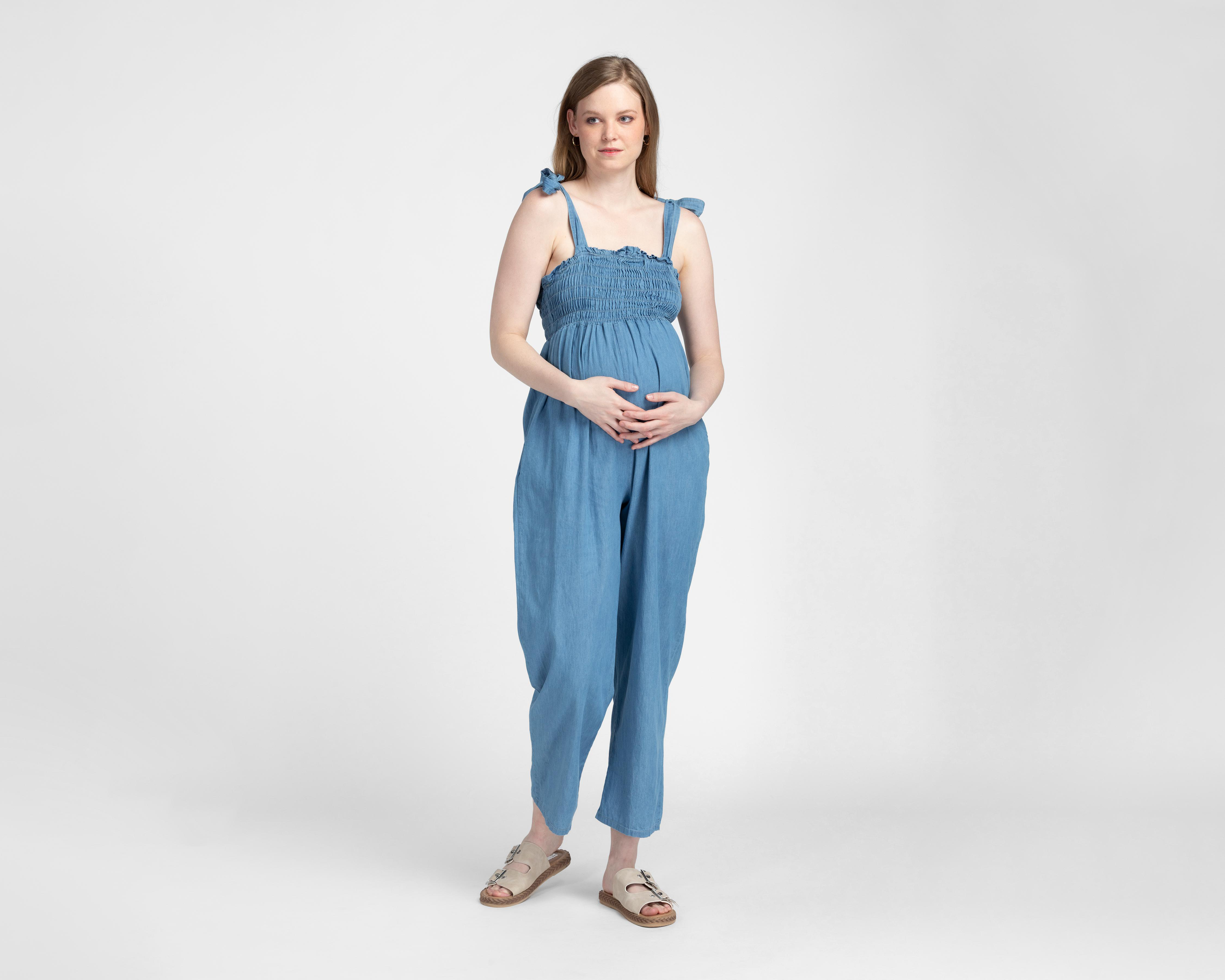 Foto 2 pulgar | Jumper de Maternidad con Tirantes Mam Maternity