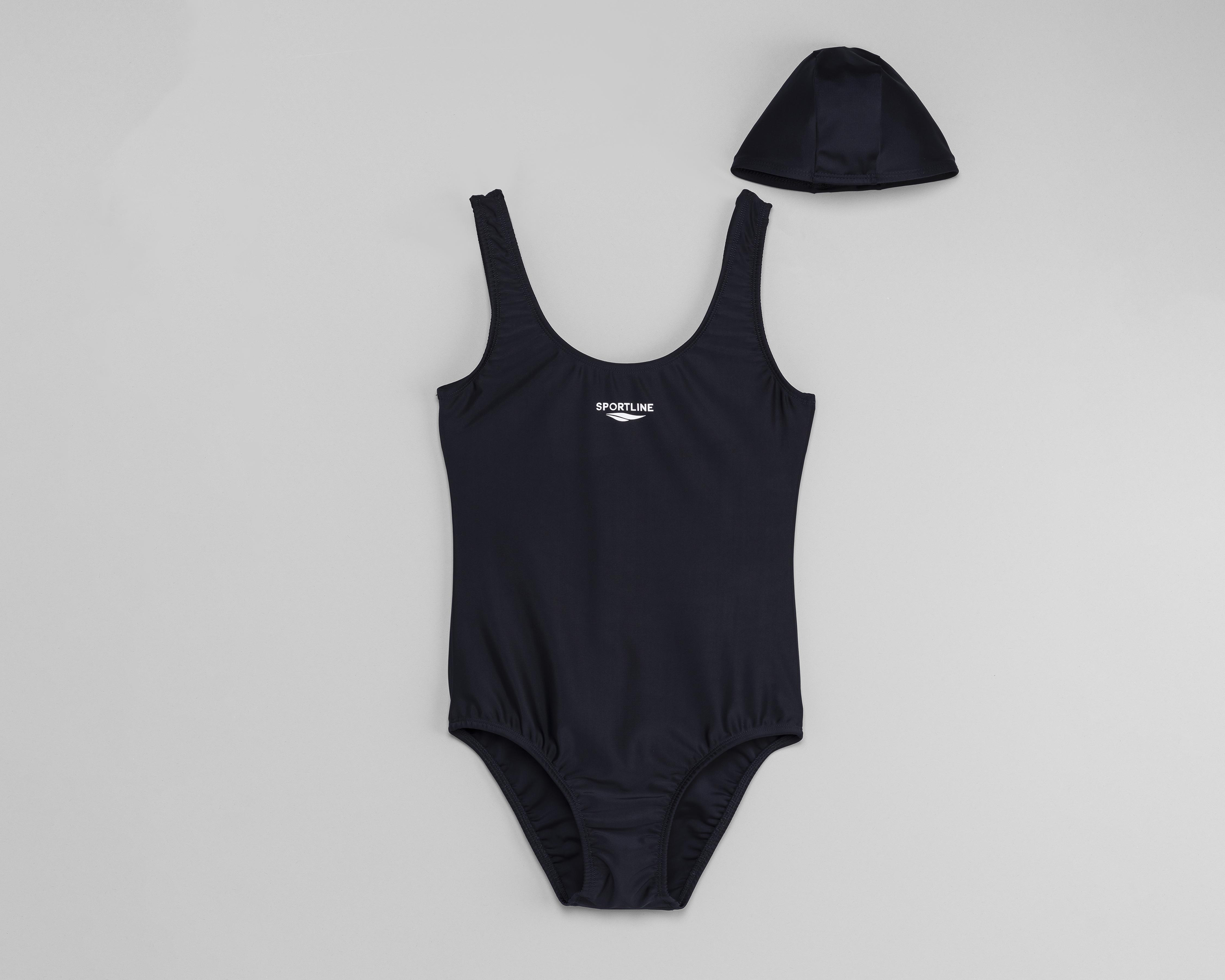 Traje de Baño Sportline Deportivo con Gorro