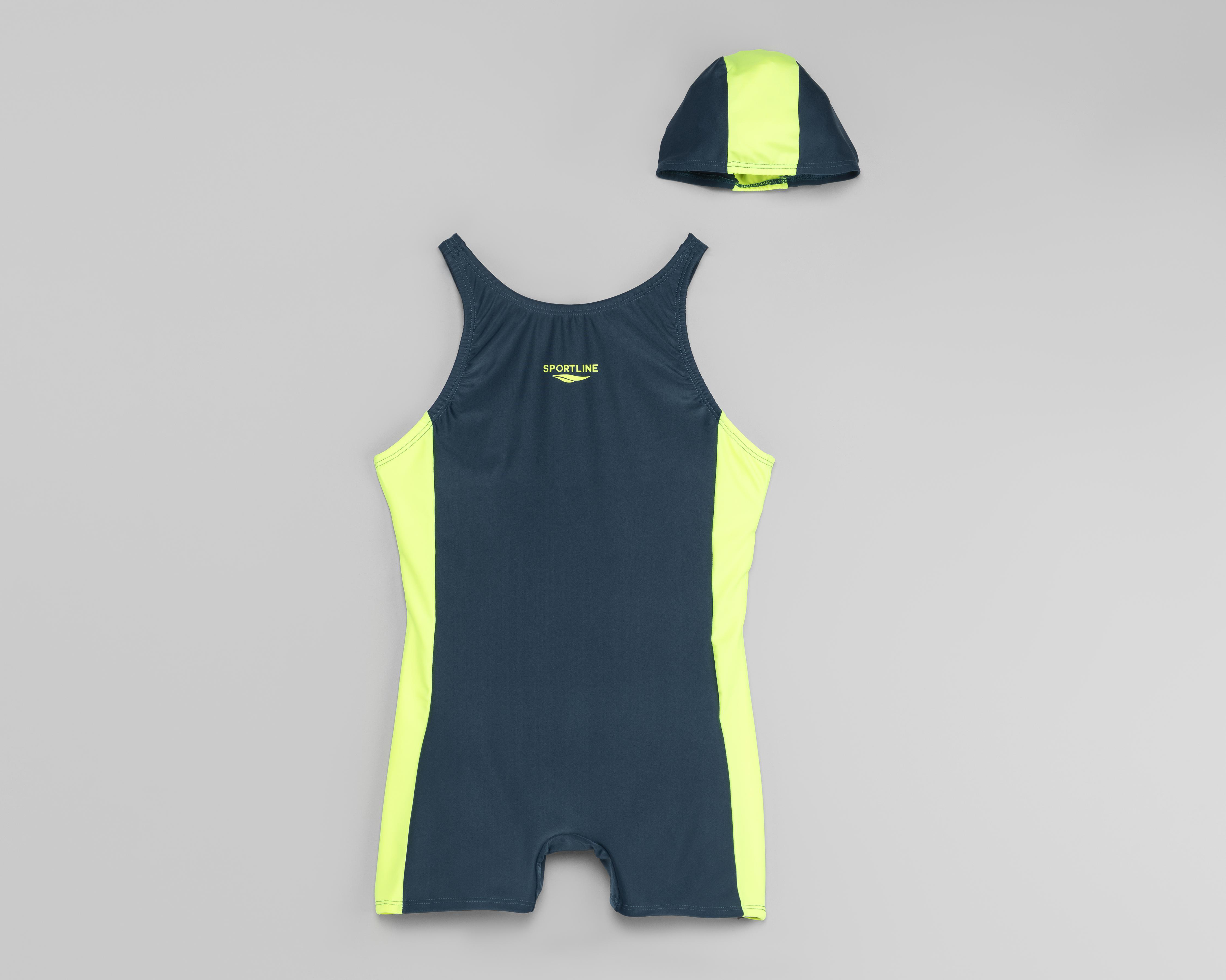 Foto 2 pulgar | Traje de Baño Sportline Deportivo con Gorro