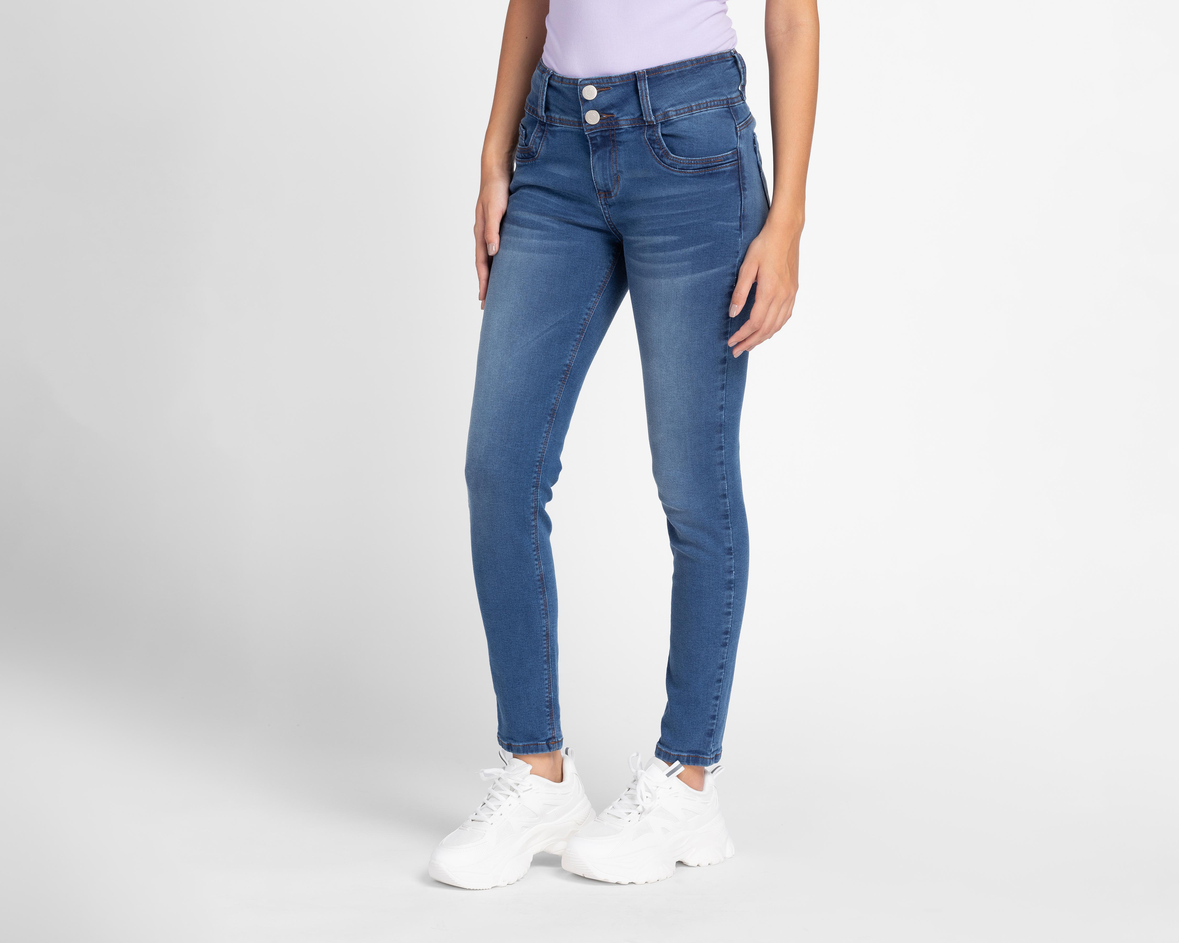 Jeans Straight Refill Push Up para Mujer