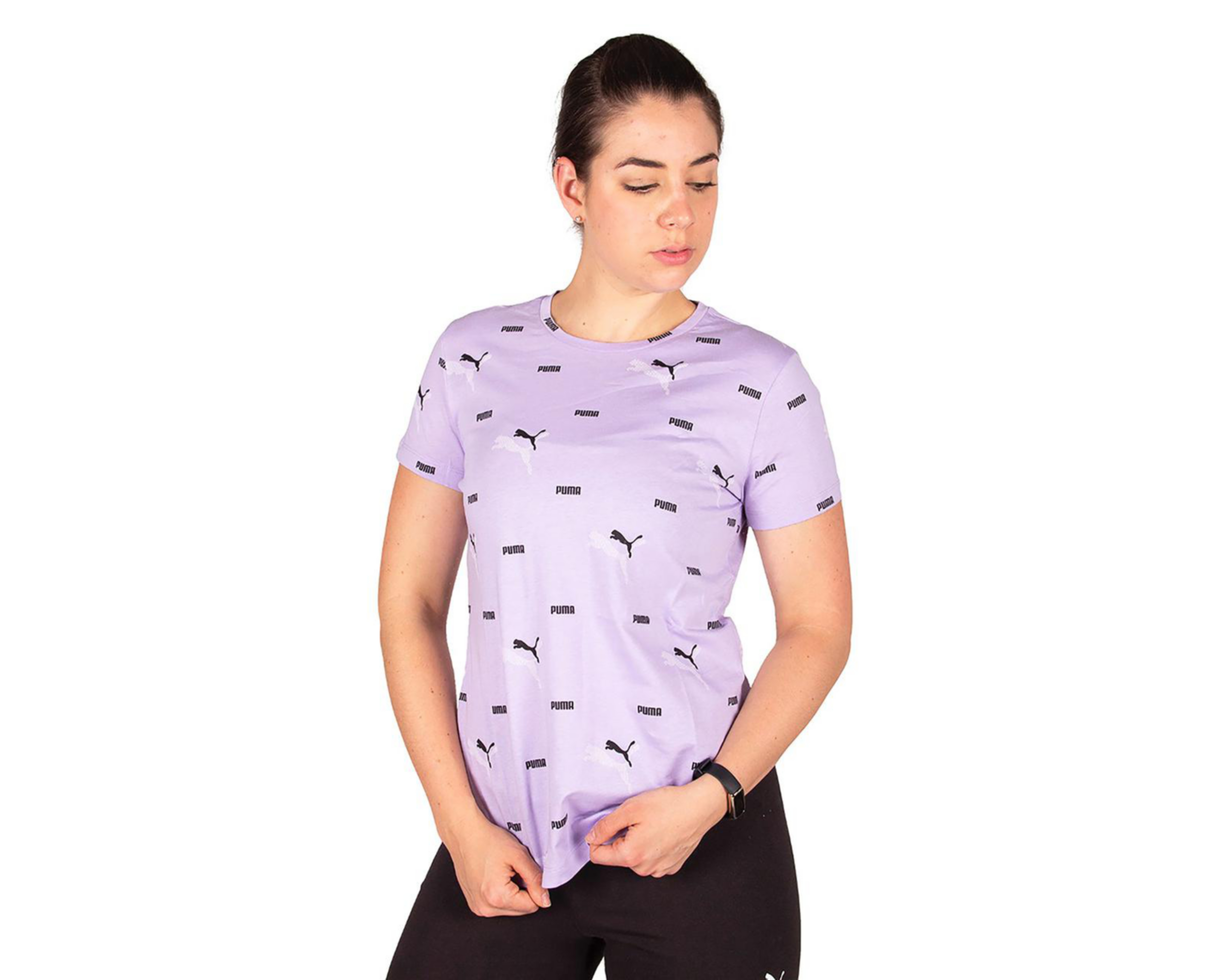 Foto 3 pulgar | Playera de Entrenamiento Puma con Estampado para Mujer