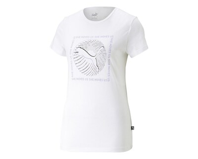 Foto 1 | Playera de Entrenamiento Puma con Estampado para Mujer