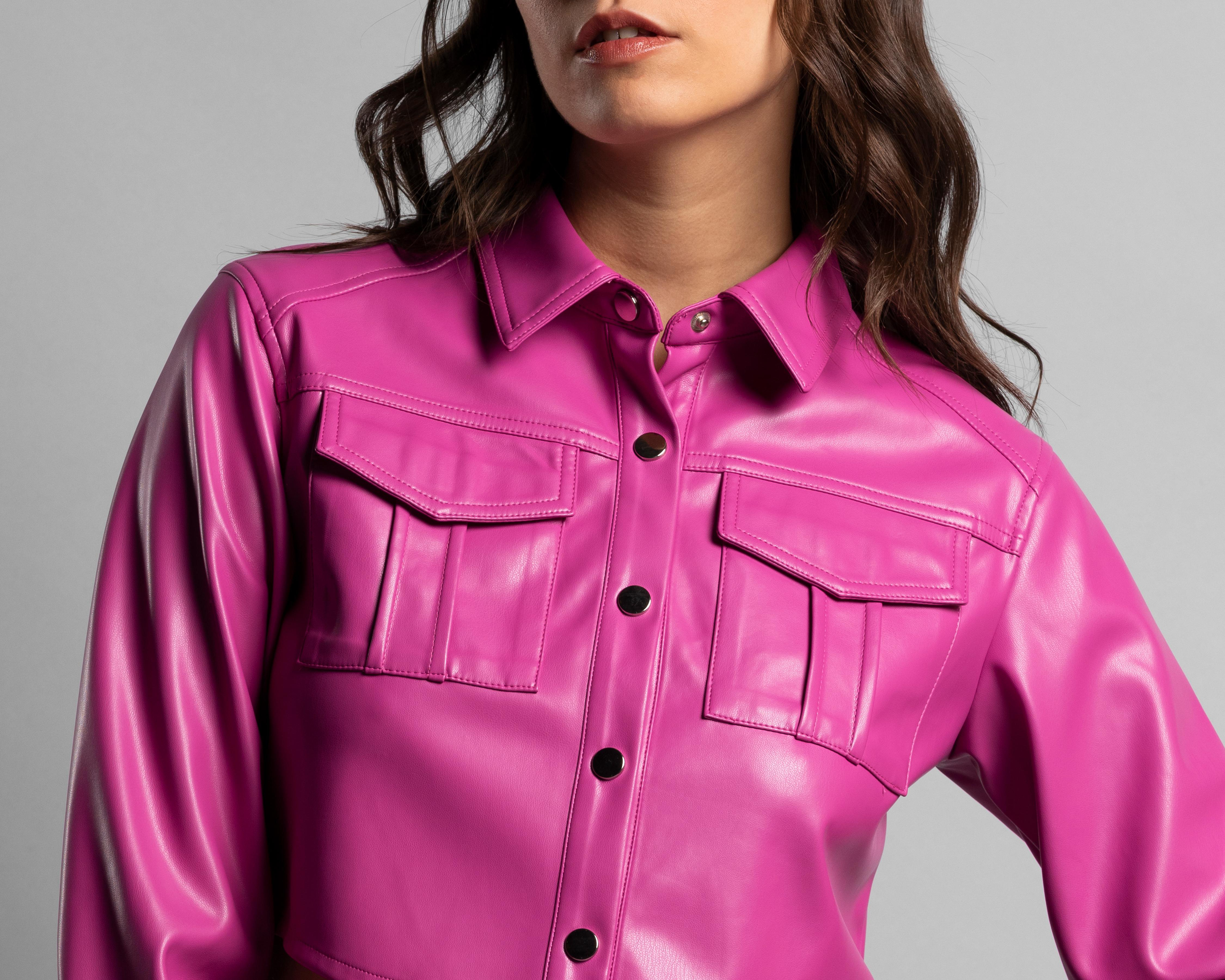 Foto 5 pulgar | Blusa Thinner Rosa Manga Larga