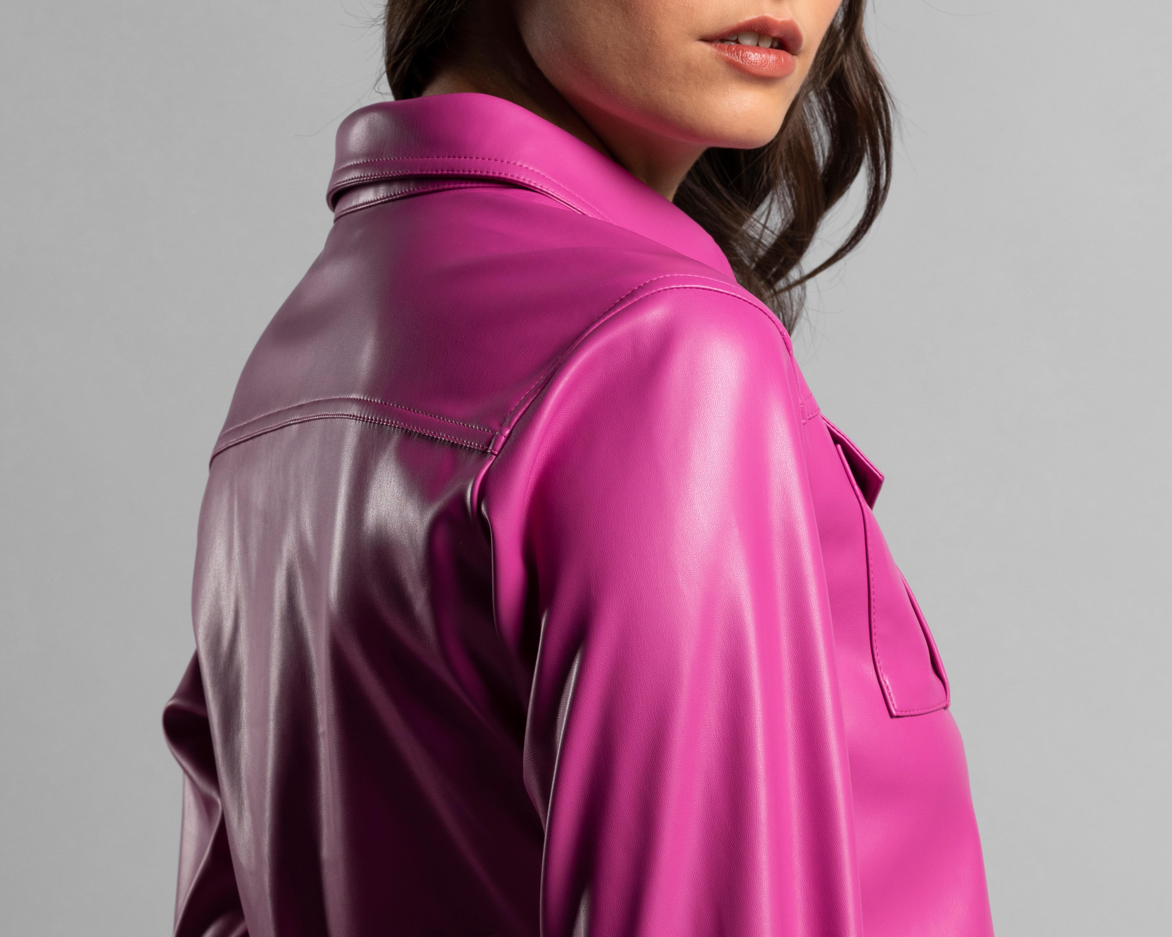 Foto 6 pulgar | Blusa Thinner Rosa Manga Larga