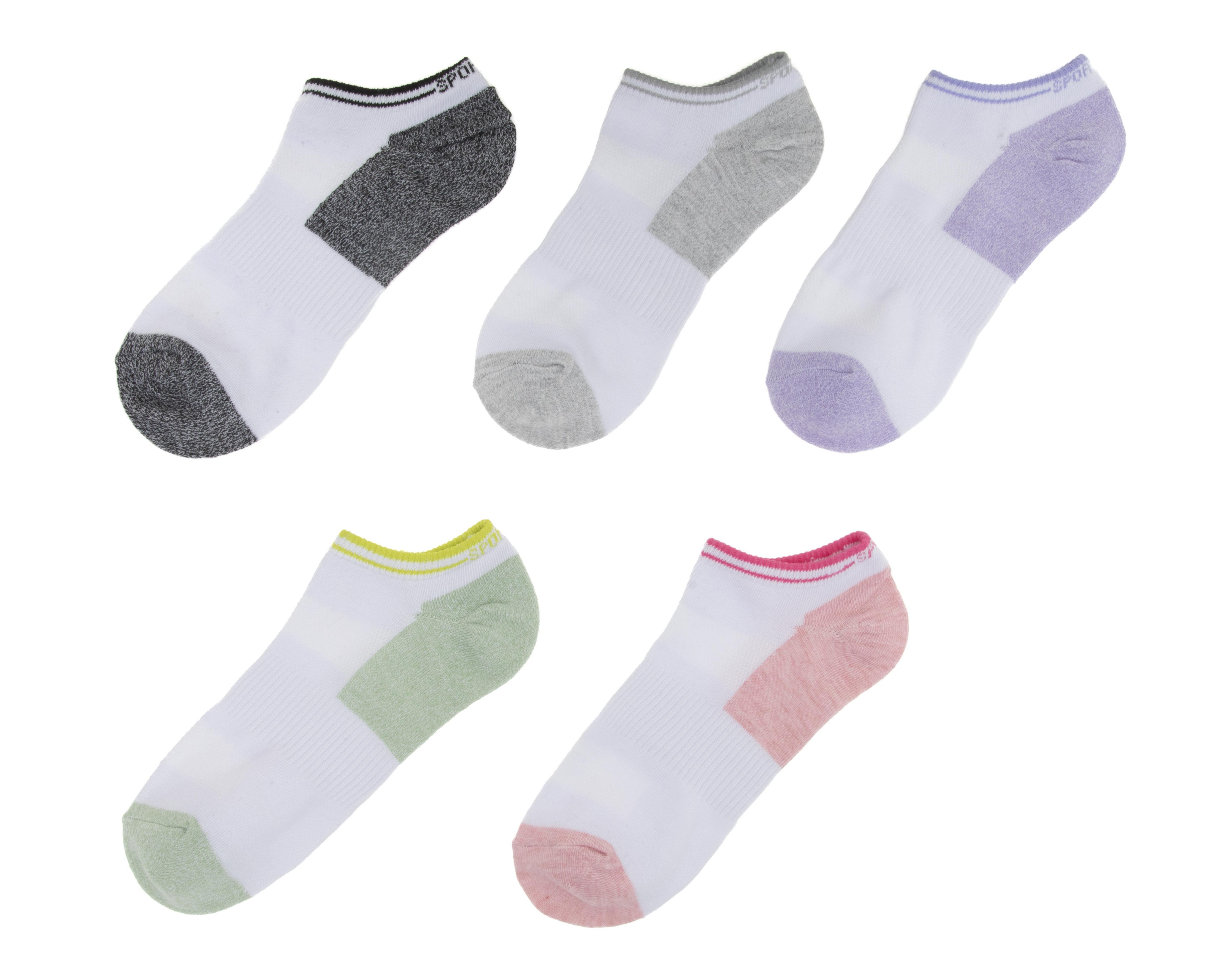 Calcetas Deportivas Tines Sportline para Mujer 5 Pares $99