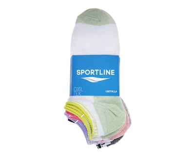 Foto 3 | Calcetas Deportivas Tines Sportline para Mujer 5 Pares