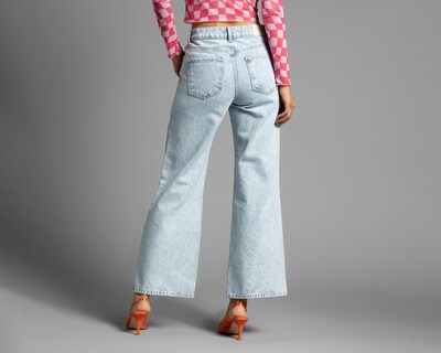 Foto 2 | Jeans Thinner Flare Deslavados