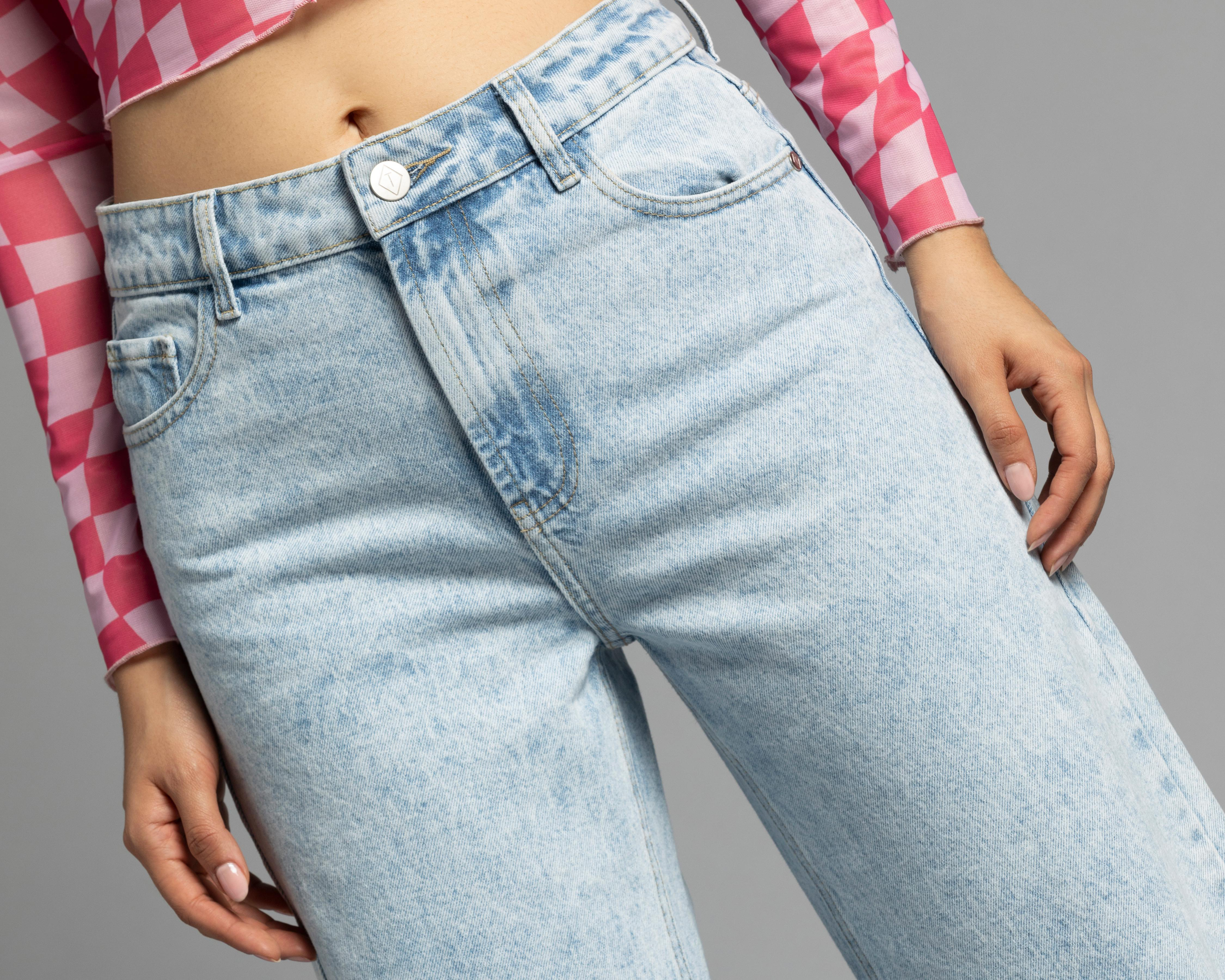 Foto 4 | Jeans Thinner Flare Deslavados