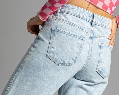 Foto 5 | Jeans Thinner Flare Deslavados