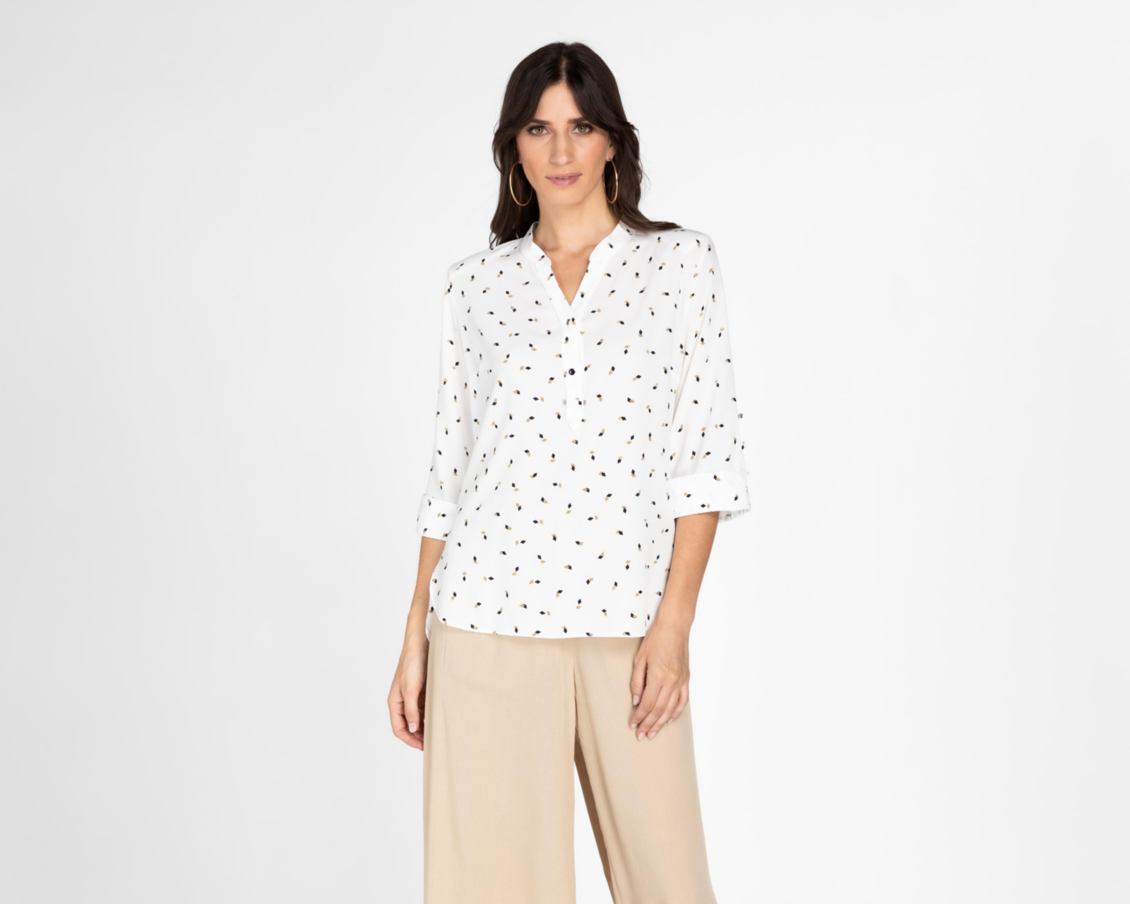 Foto 1 | Blusa Paloma Manga 3/4 Estampada
