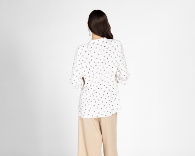 Foto 3 | Blusa Paloma Manga 3/4 Estampada
