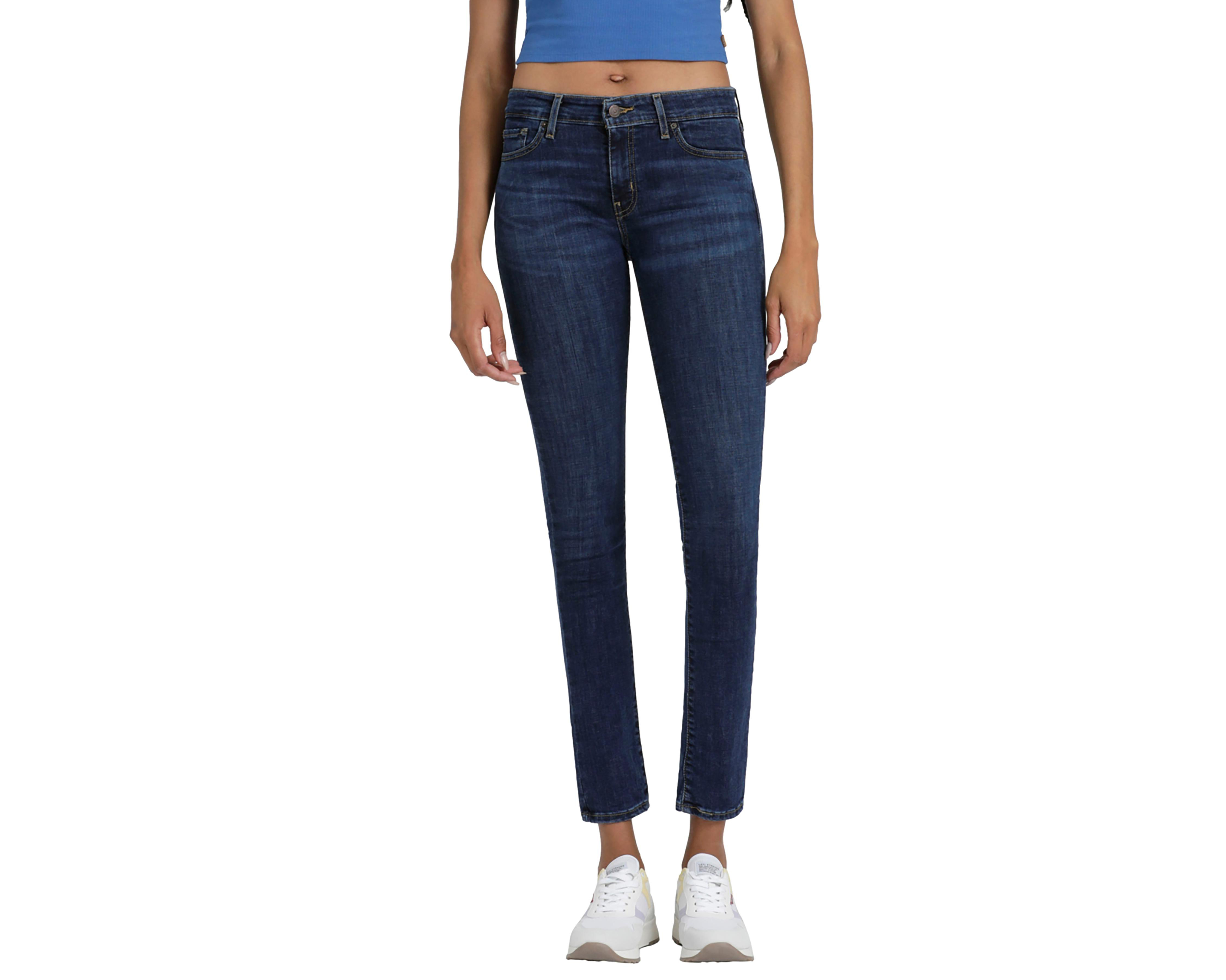 Jeans Levi's 711 Skinny Deslavados