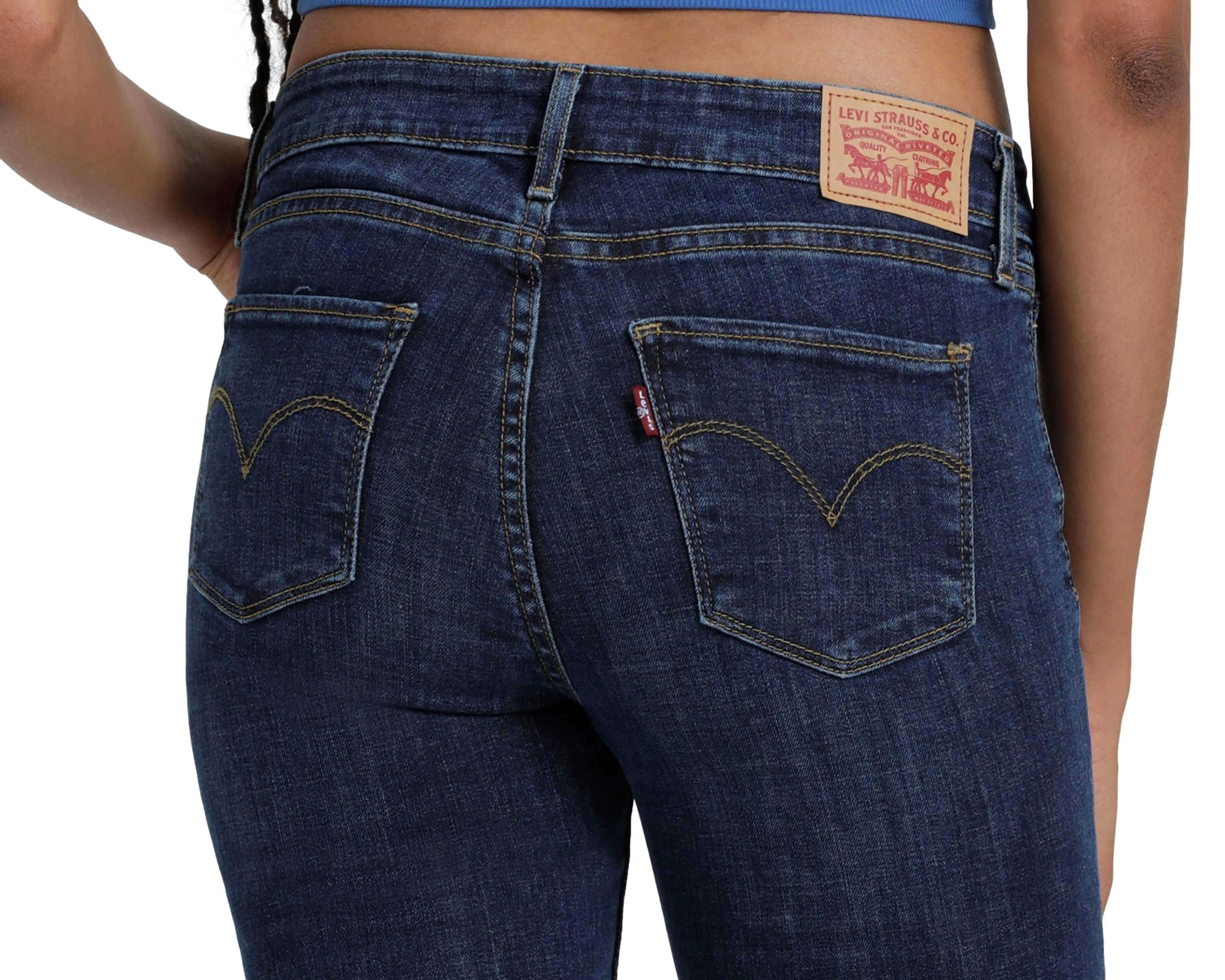 Foto 5 | Jeans Levi's 711 Skinny Deslavados