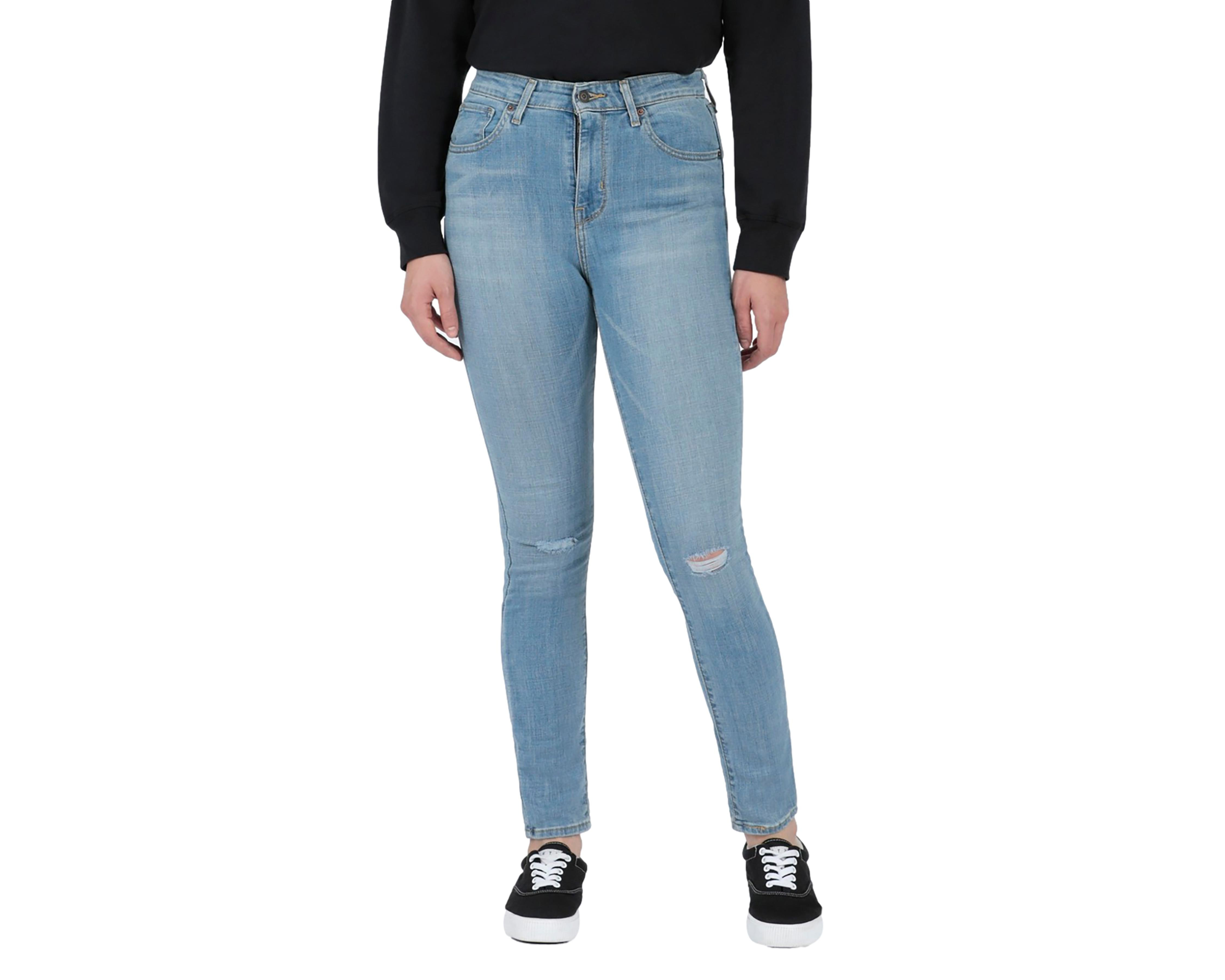 Foto 2 pulgar | Jeans Levi´s 721 High Rise Skinny con Destrucciones