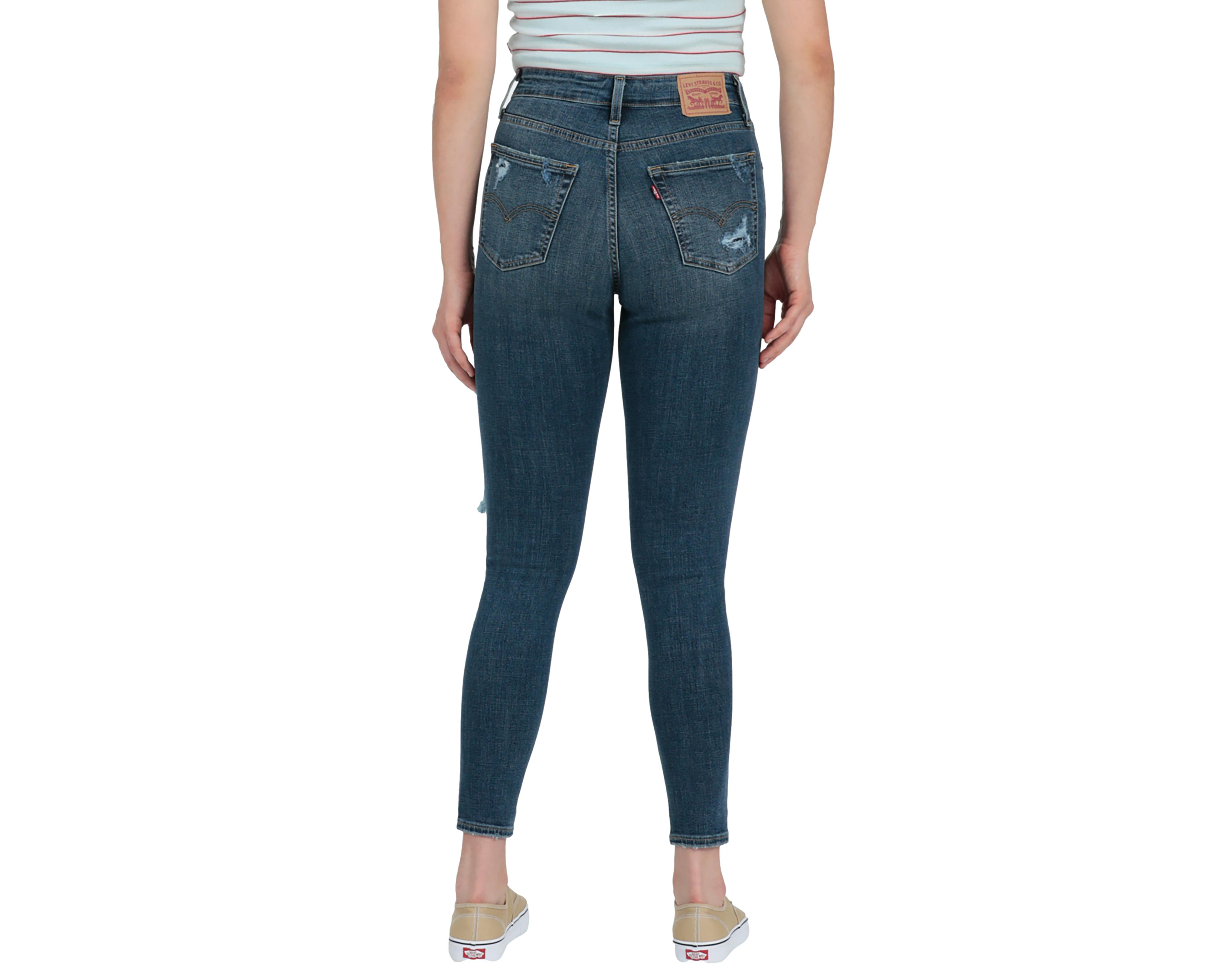 Foto 4 pulgar | Jeans Levi's 721 High Rise Skinny con Destrucciones