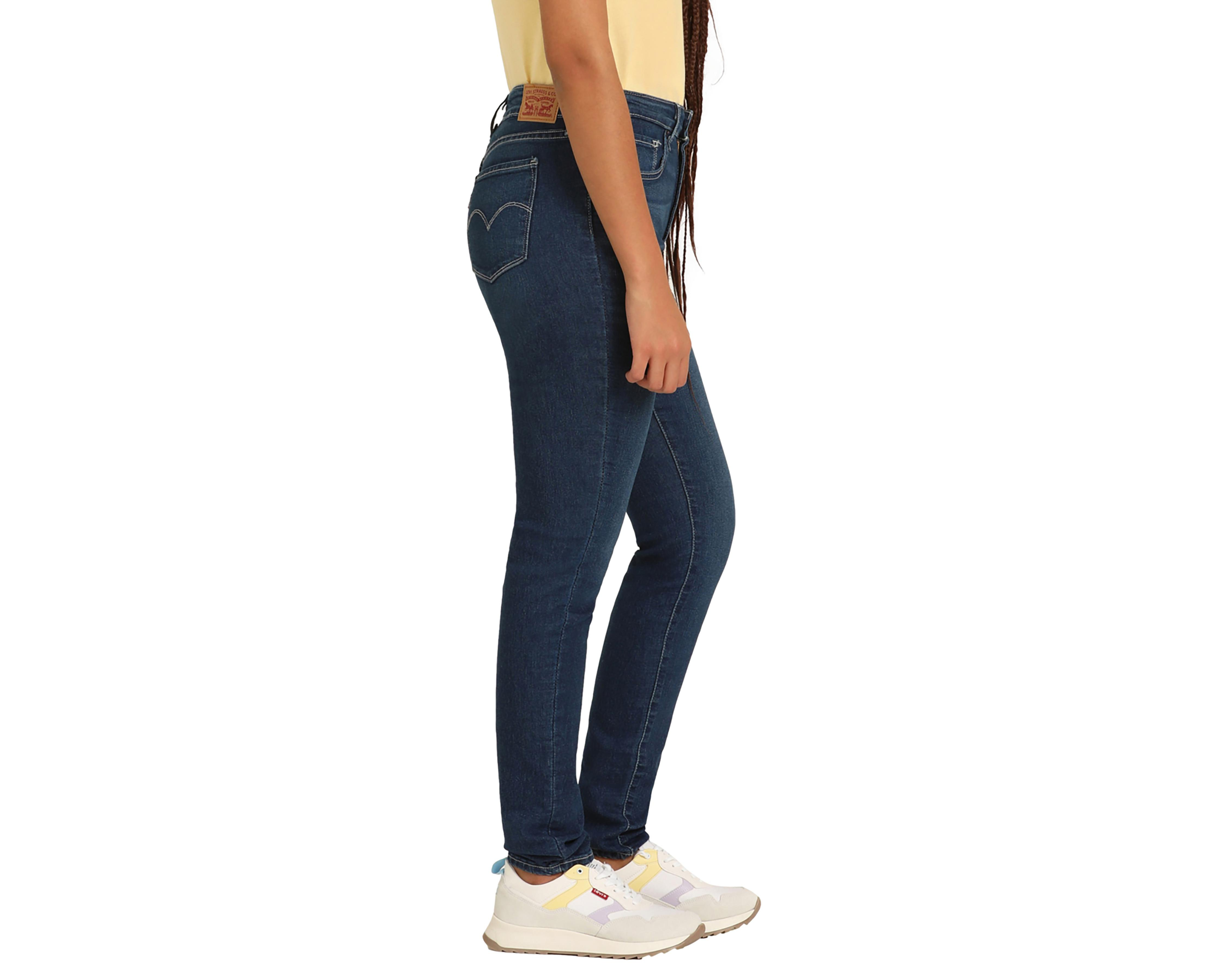 Foto 3 pulgar | Jeans Levi's 721 High Rise Skinny con Deslavado