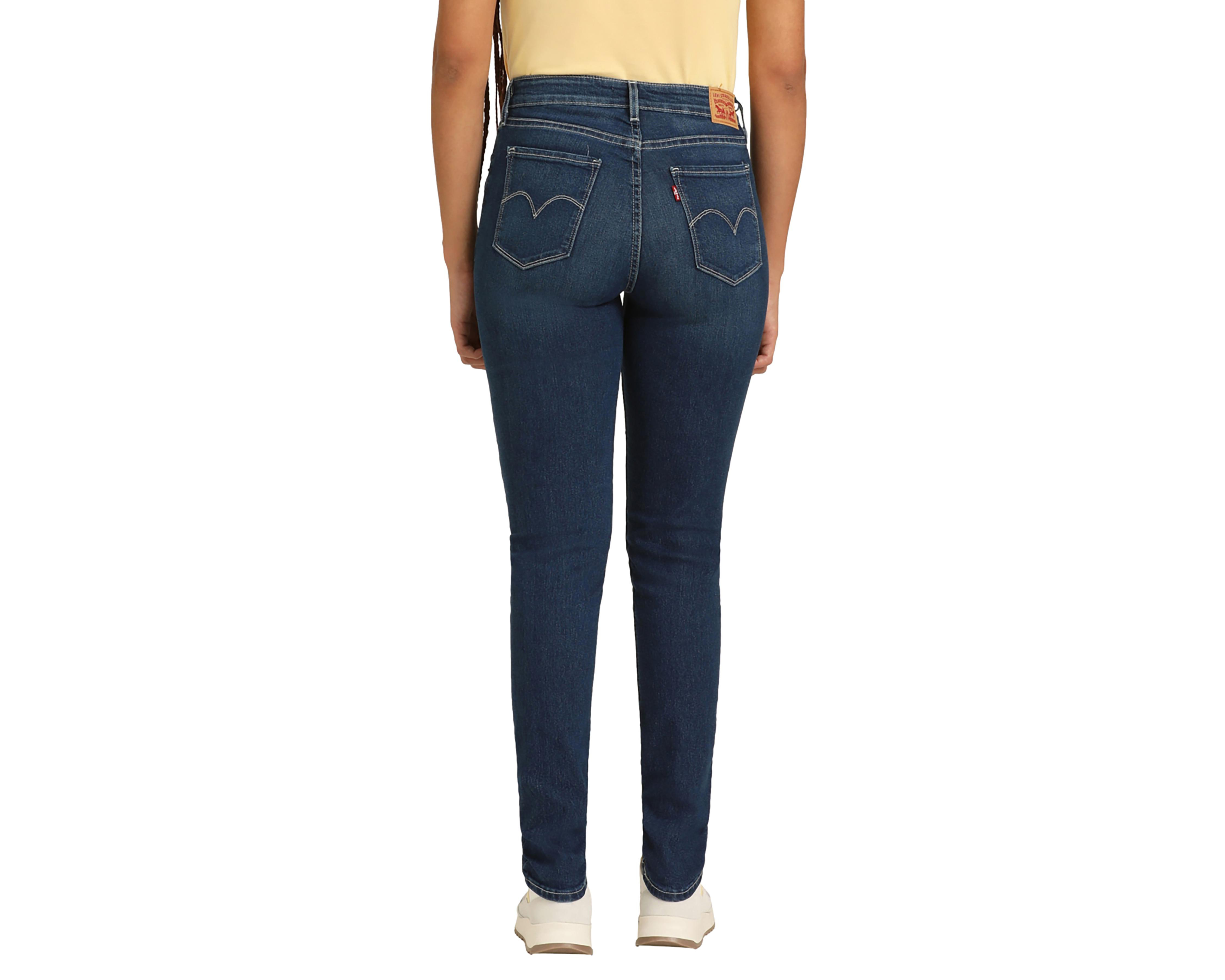 Foto 4 pulgar | Jeans Levi's 721 High Rise Skinny con Deslavado