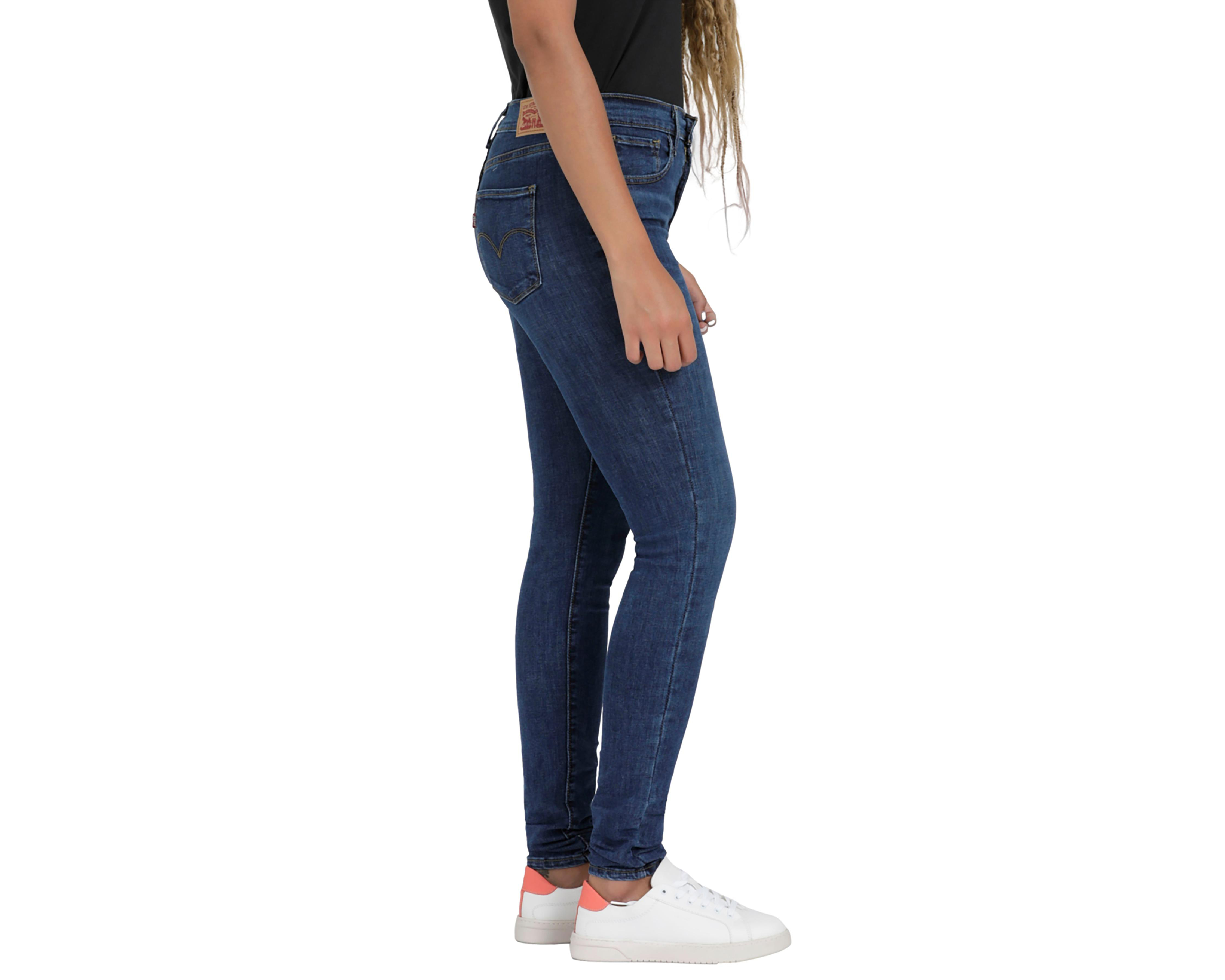 Foto 4 pulgar | Jeans Levi's 720 High Rise Super Skinny con Deslavado