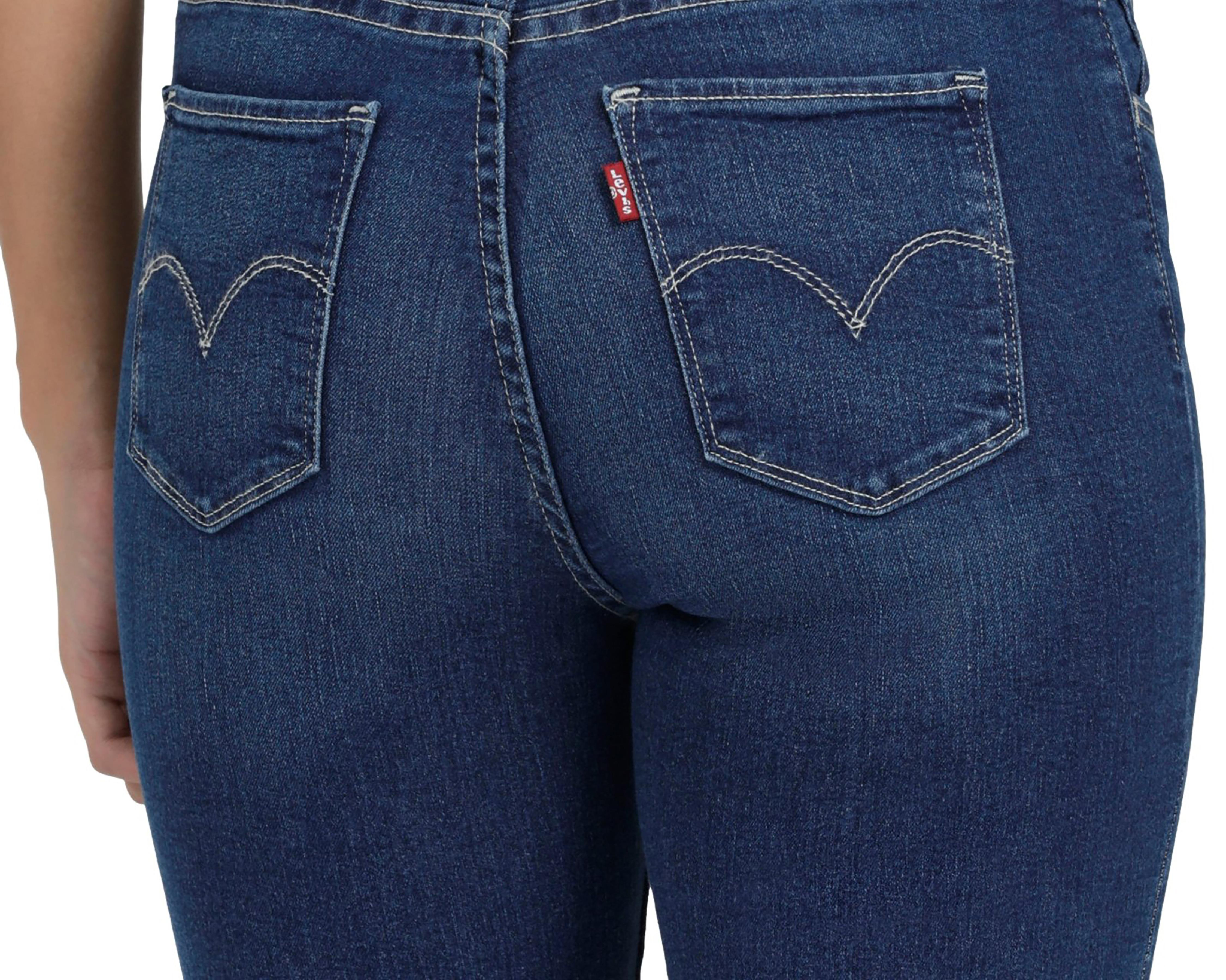 Foto 6 pulgar | Jeans Levi's 720 High Rise Super Skinny con Deslavado