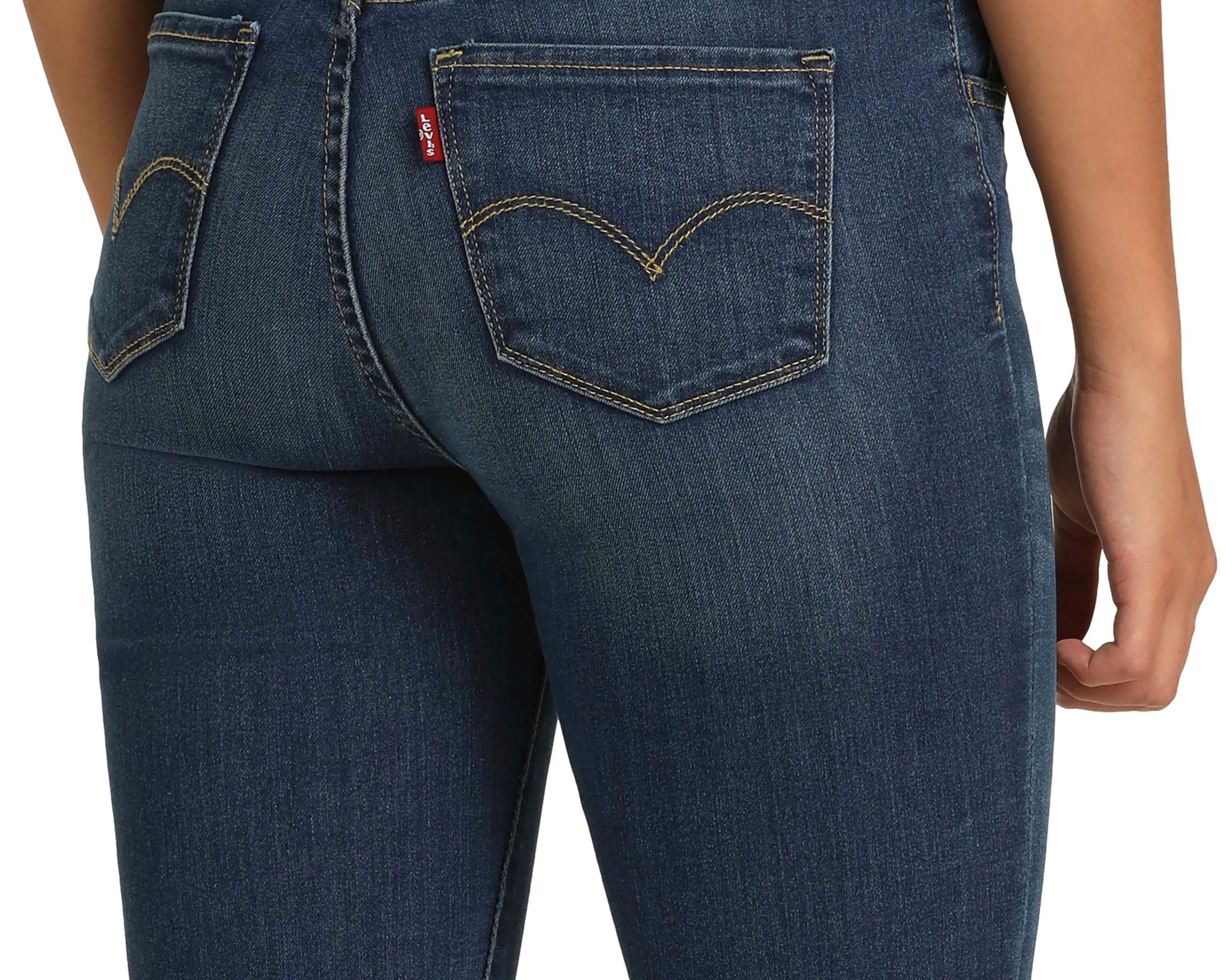 Foto 6 pulgar | Jeans Levi's 720 High Rise Super Skinny con Deslavado