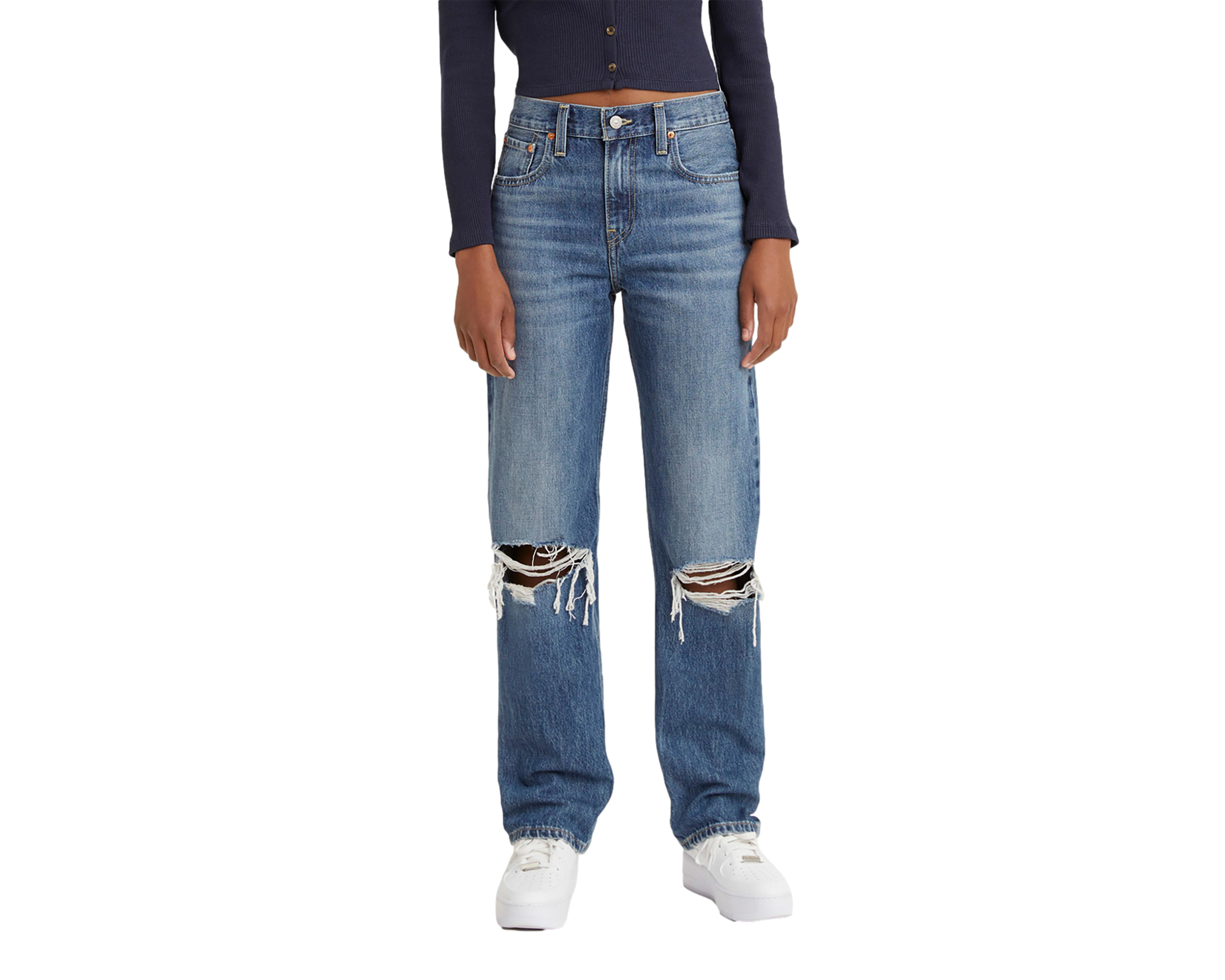 Jeans Levi's Low Pro Straight con Desgarre